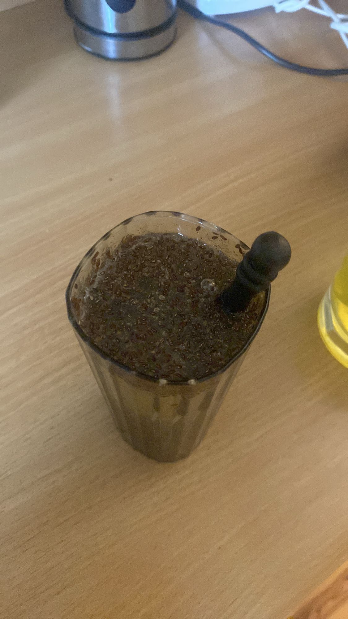 napój z siemieniem lnianym