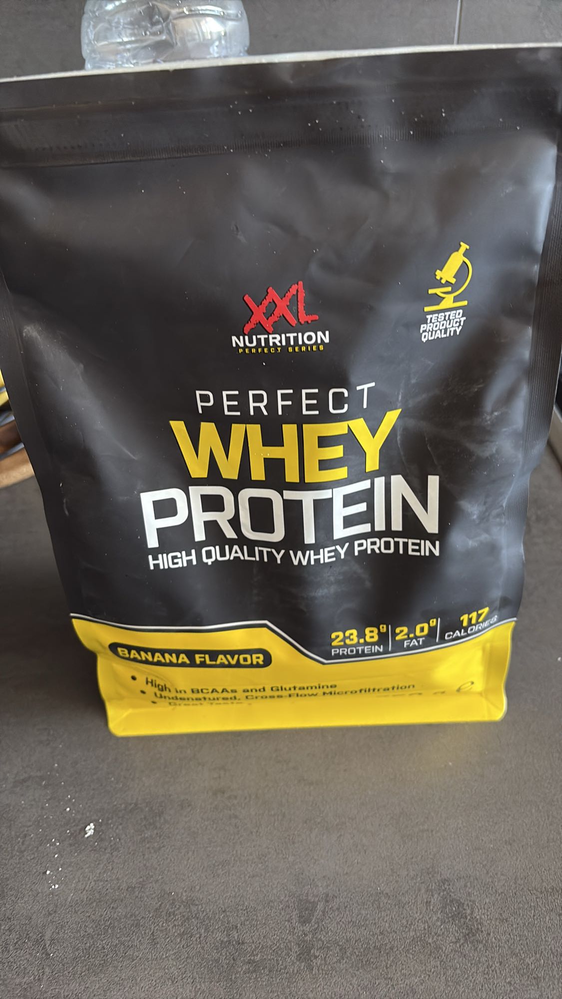 Whey eiwitshake banaan