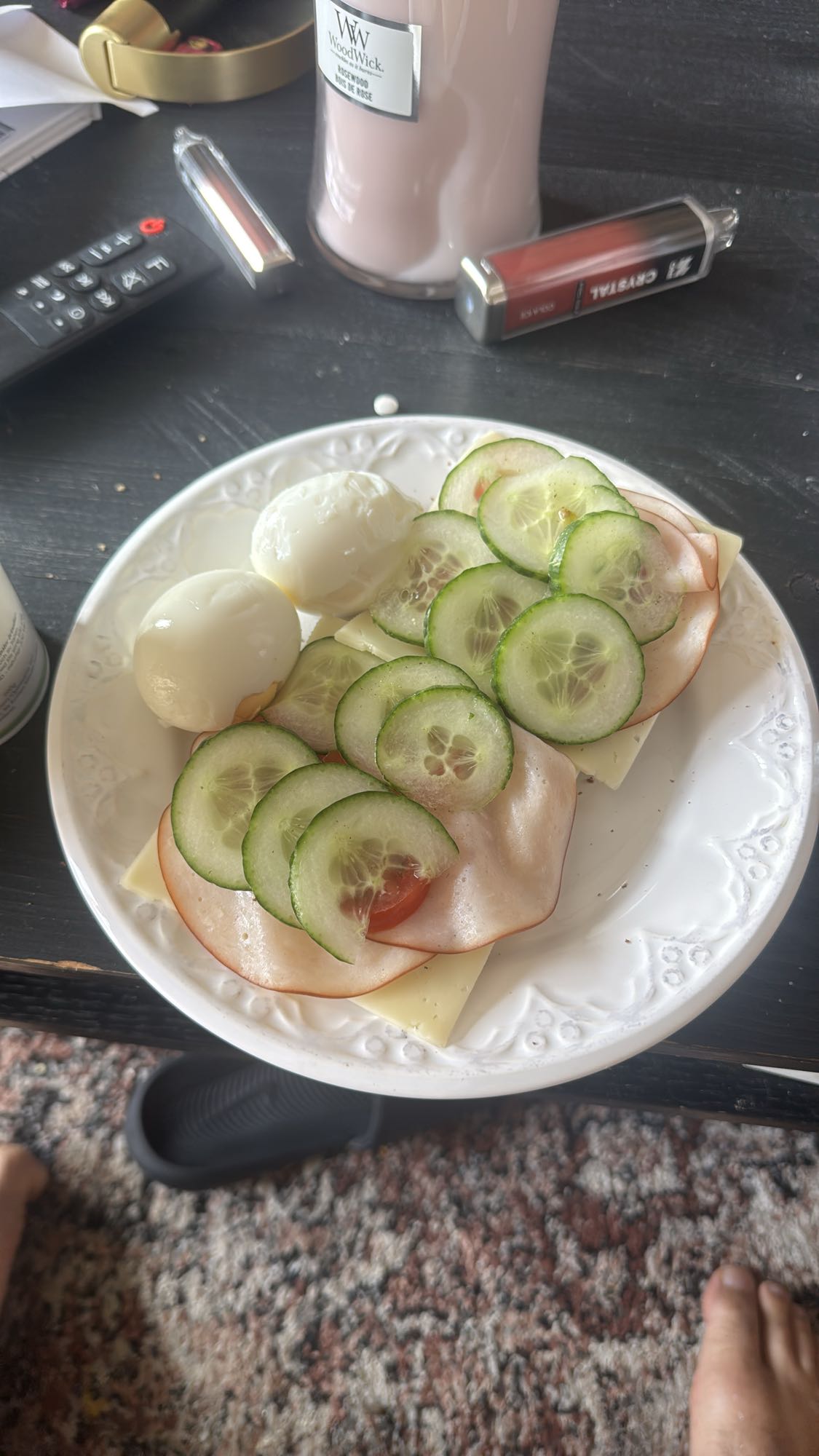 Ägg och kalkonmacka