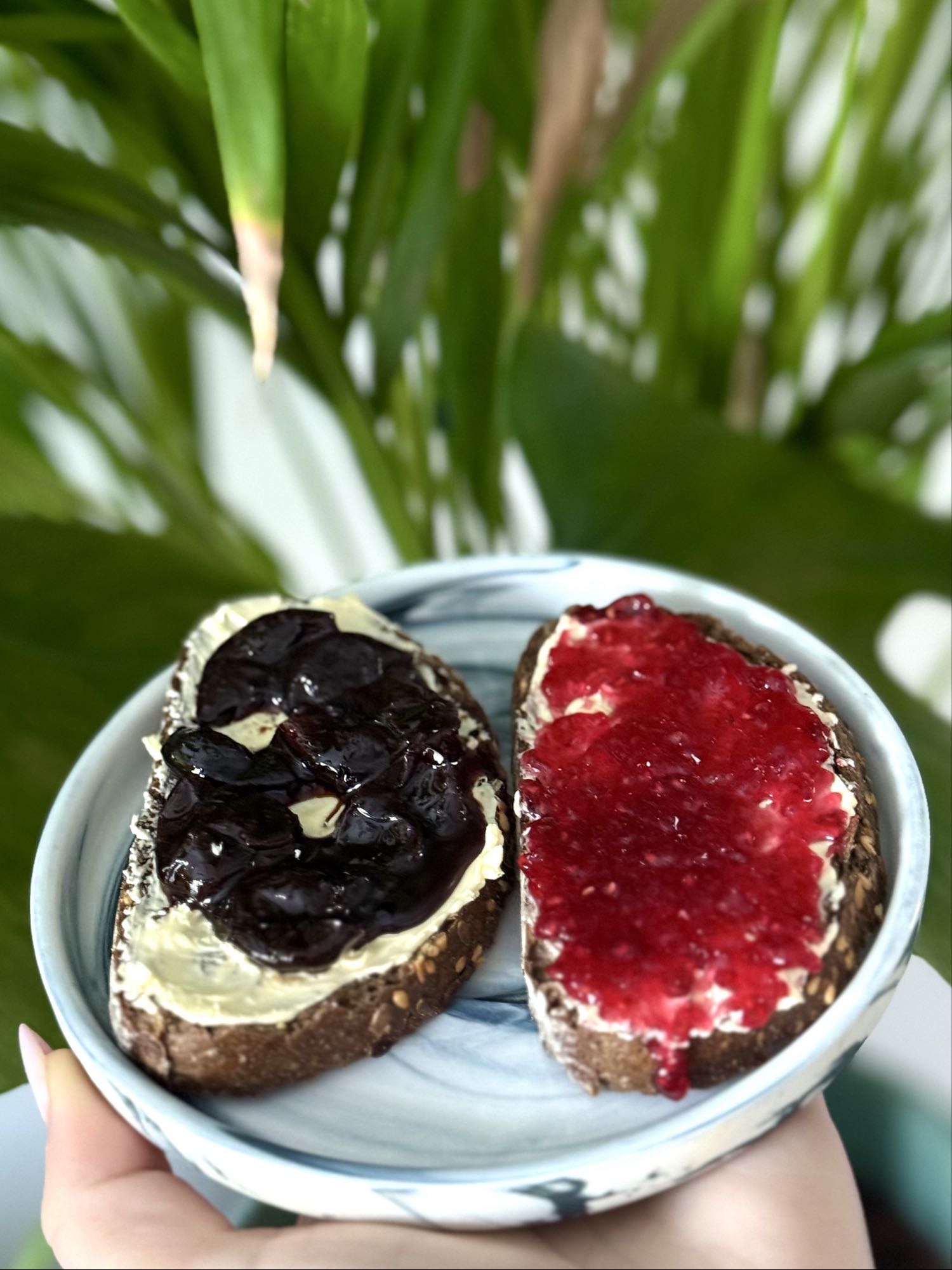 Tartines confiture beurre