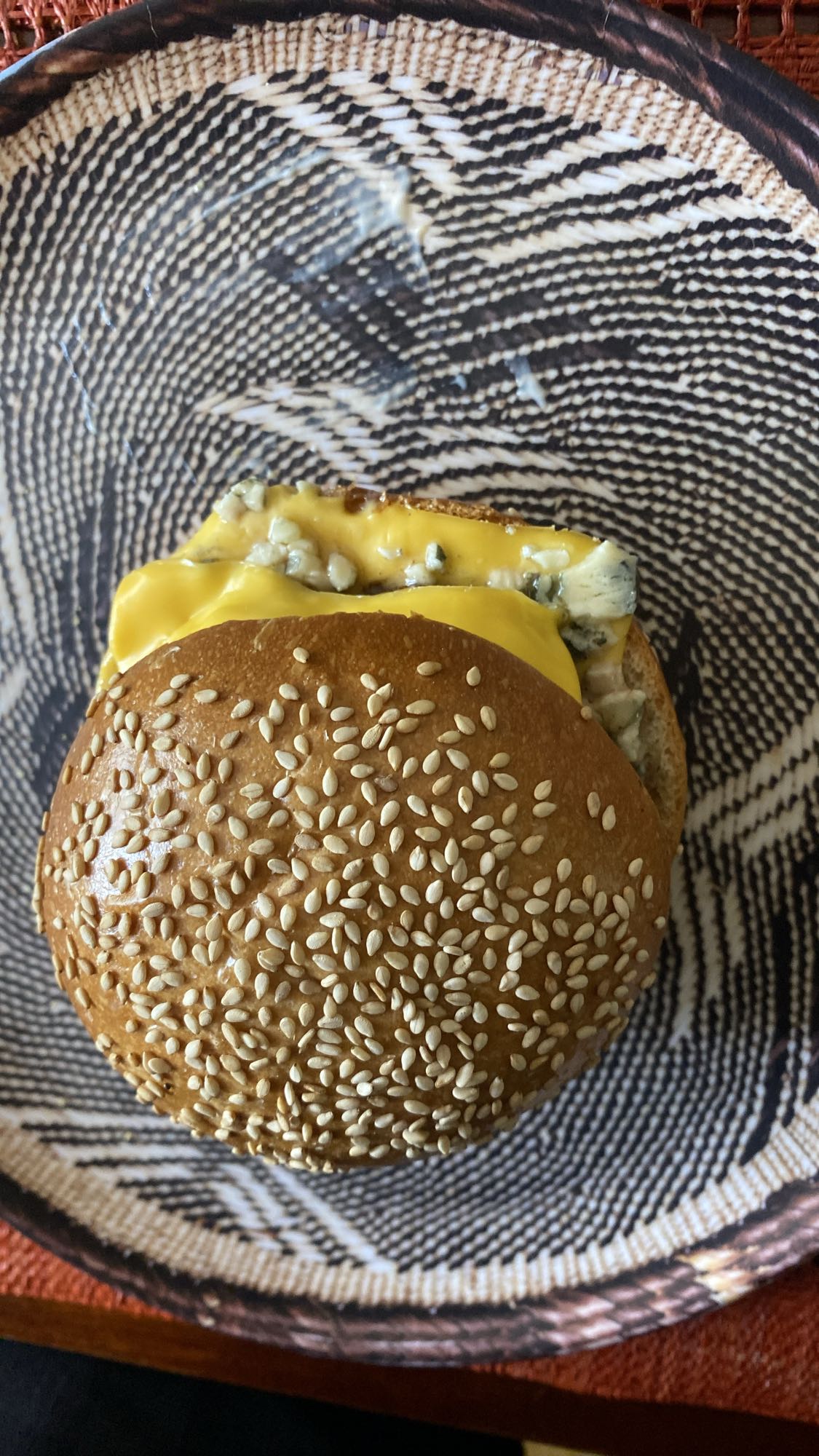 Burger au fromage