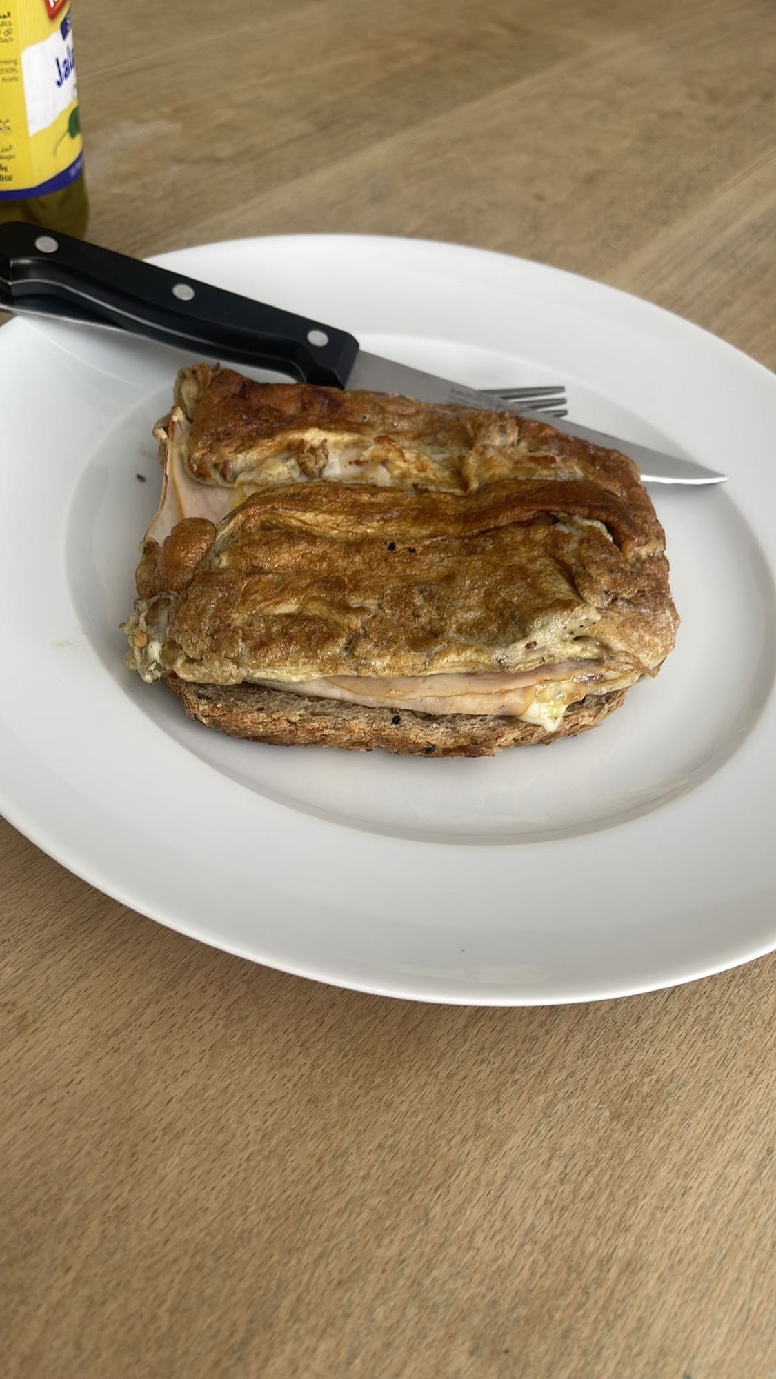 Egg and Turkey Sandwich