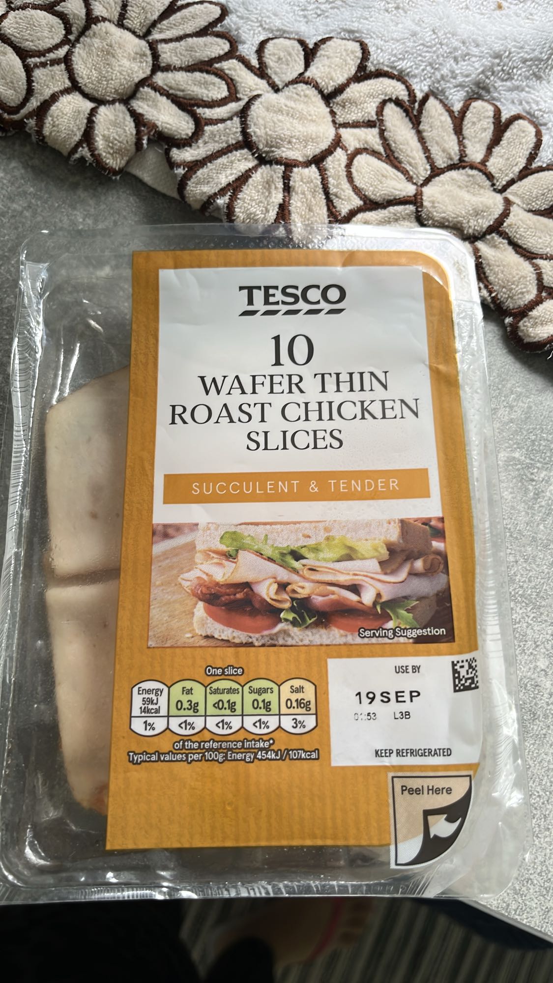Roast Chicken Slices