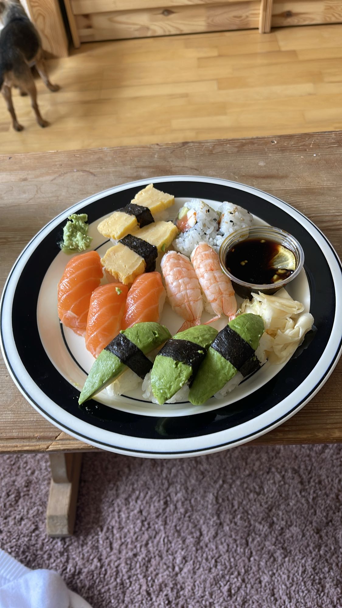 Sushitallrik mix