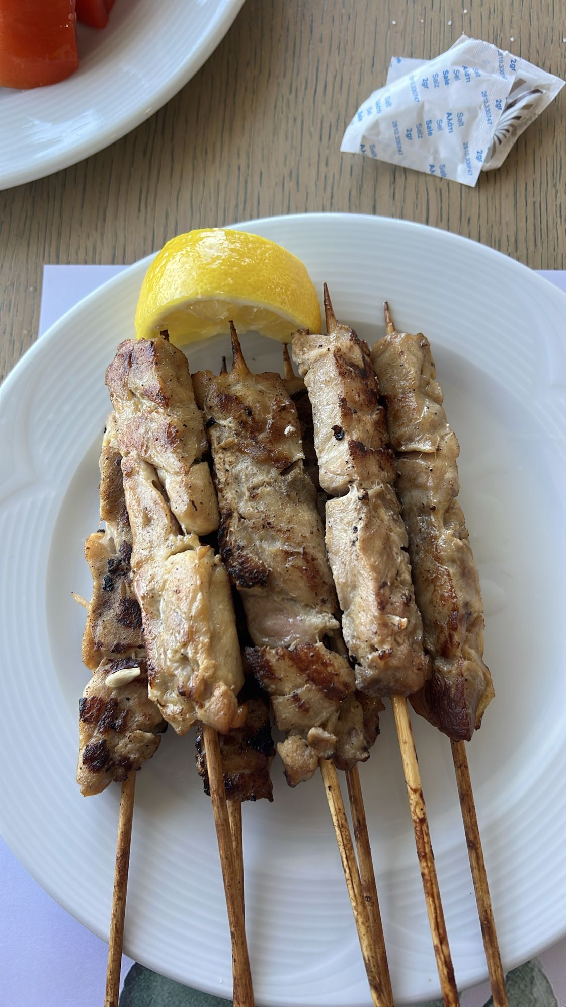 Szaszłyki z kurczaka z cytryną
