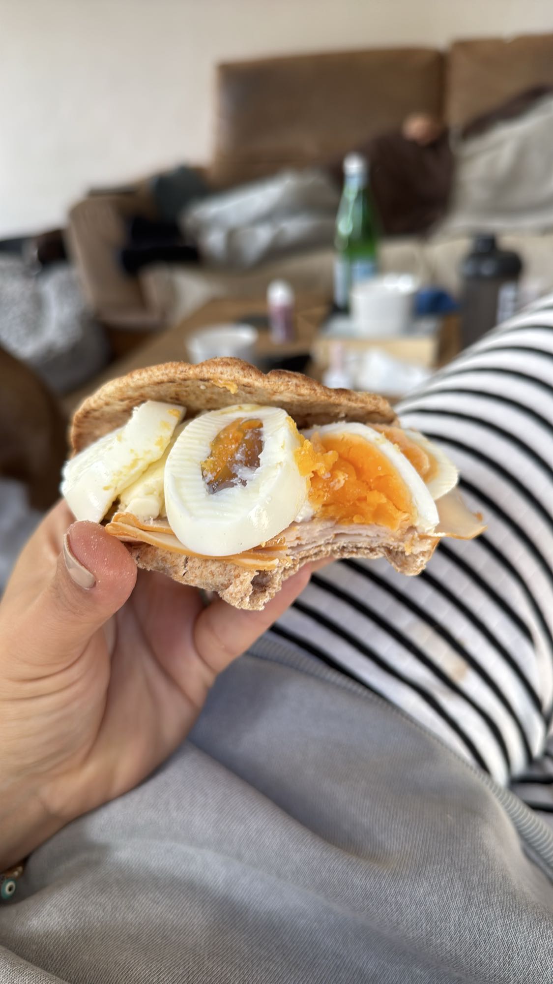 Ei-Sandwich mit Pita