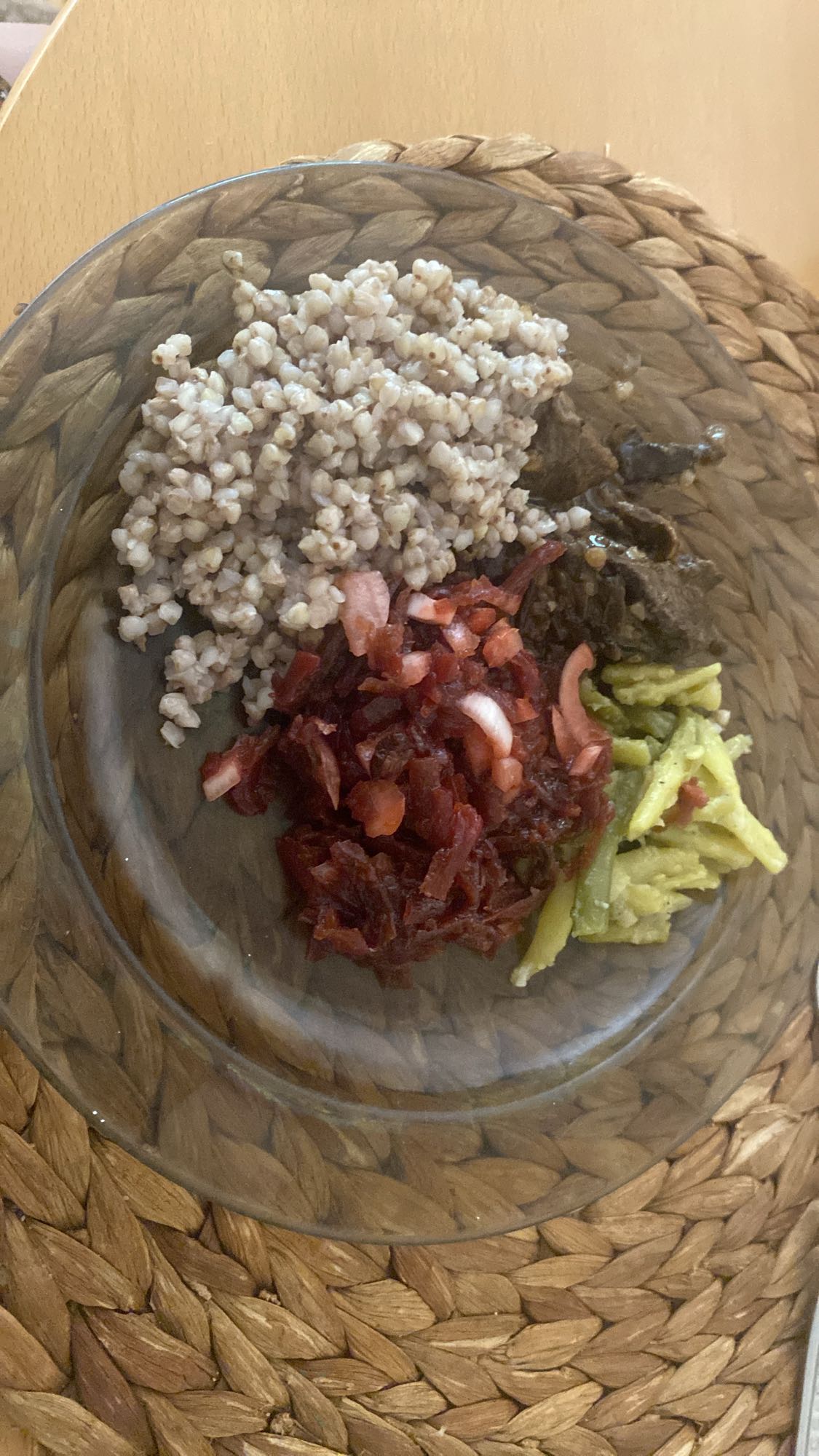 Kasza z warzywami i mięsem