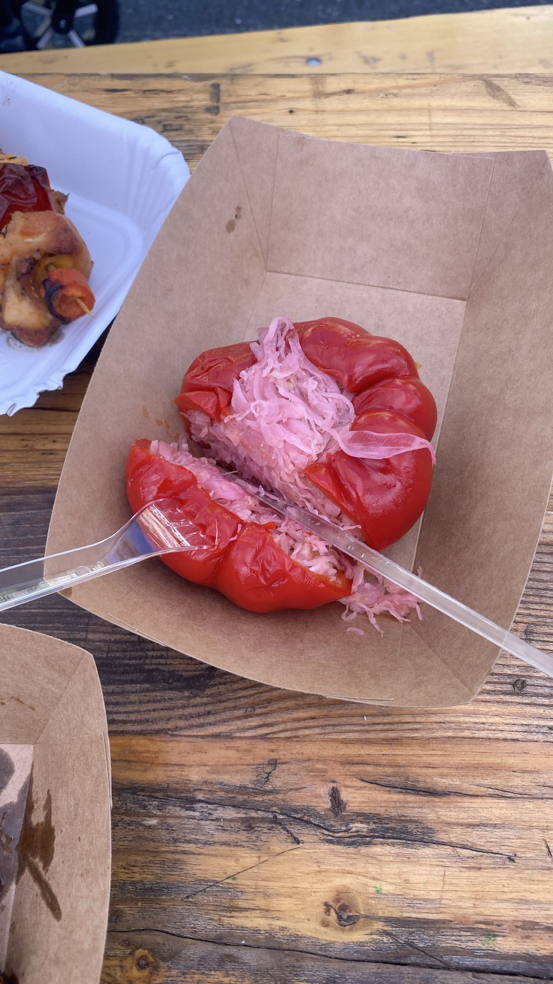 Roșie umplută cu varză