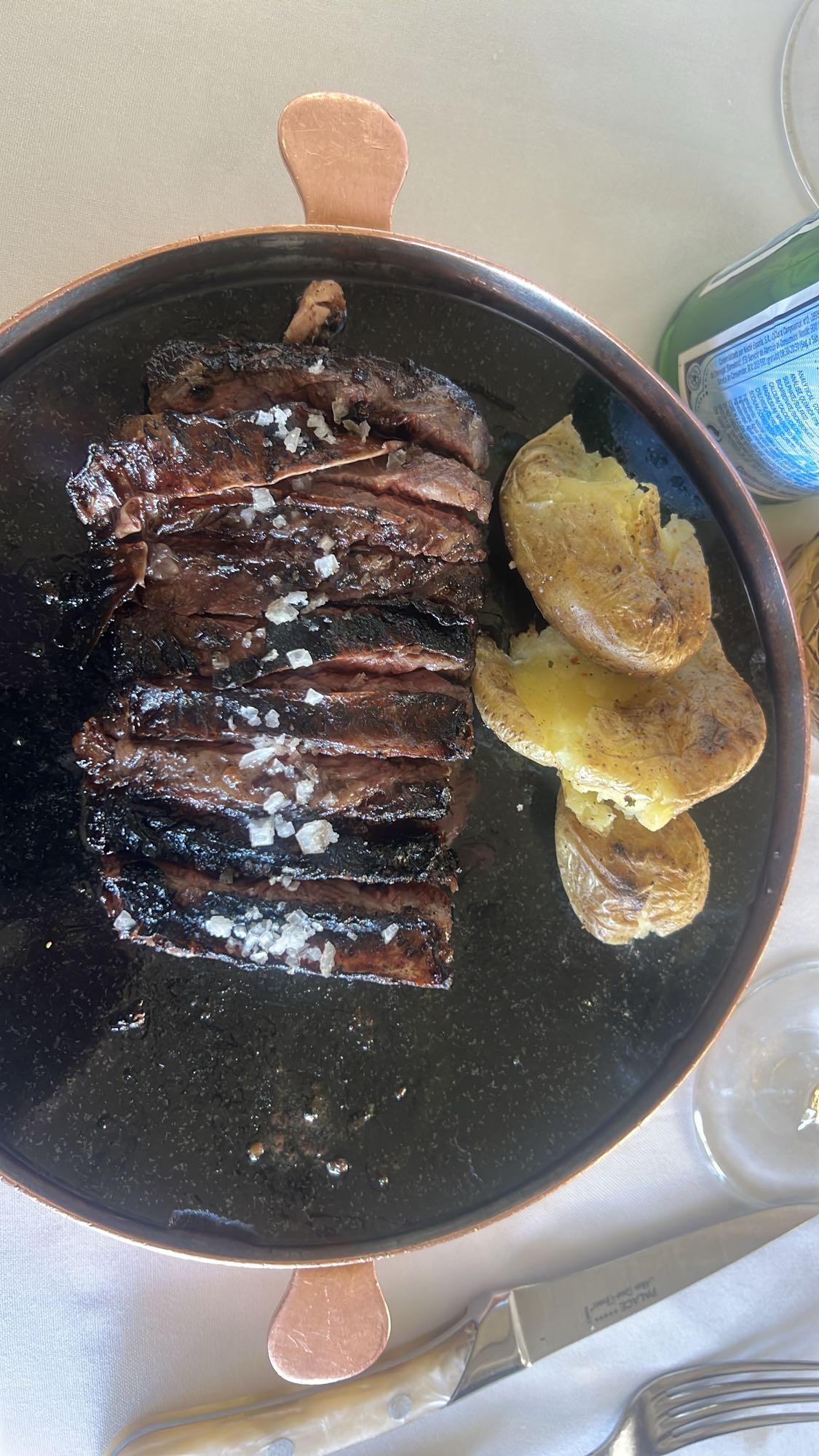 entrecot con patatas