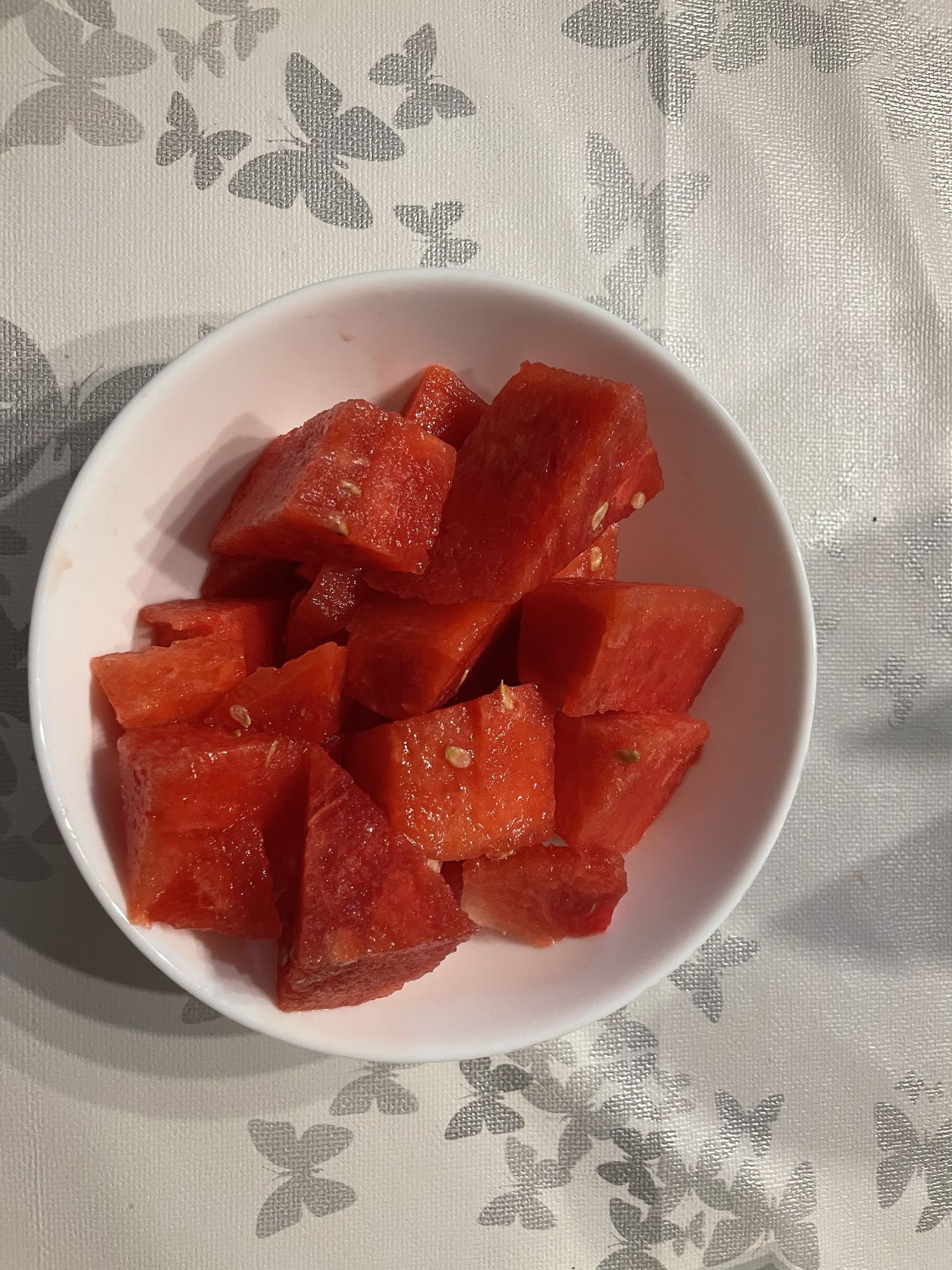 Wassermelonenwürfel
