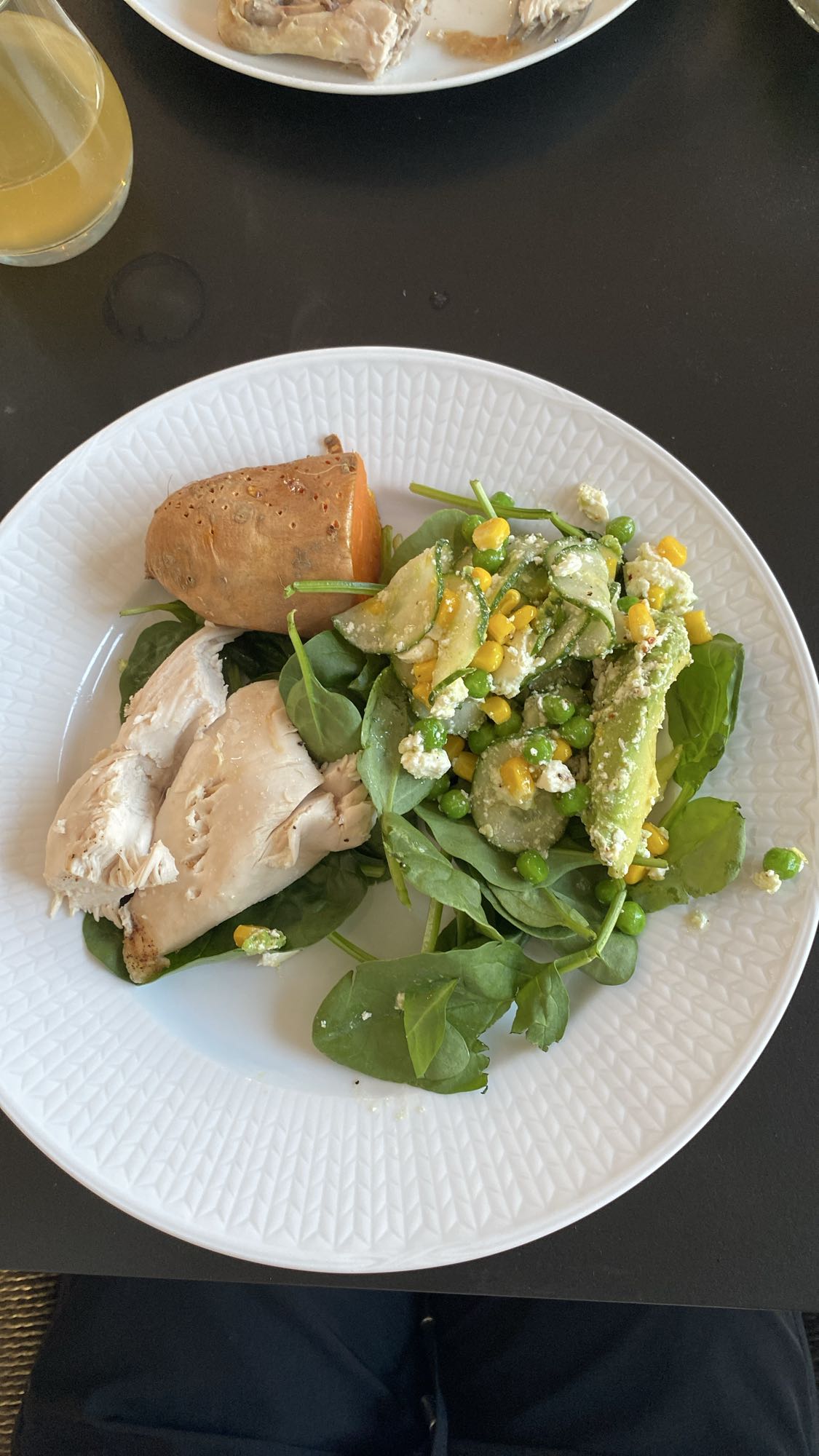 Kyckling med sötpotatis