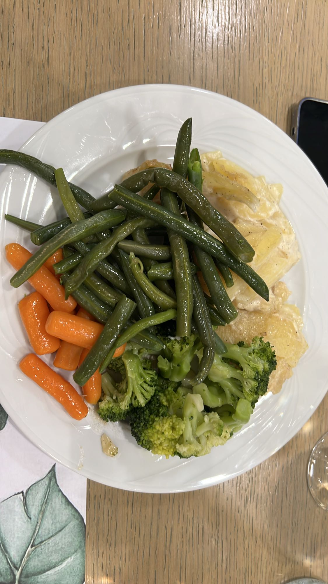 Warzywa z zapiekanką