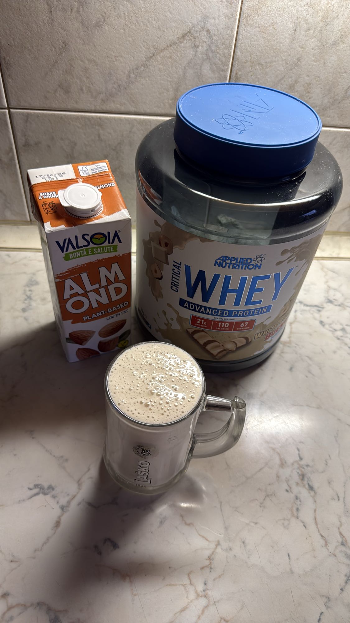 Whey Almond Protein Shake