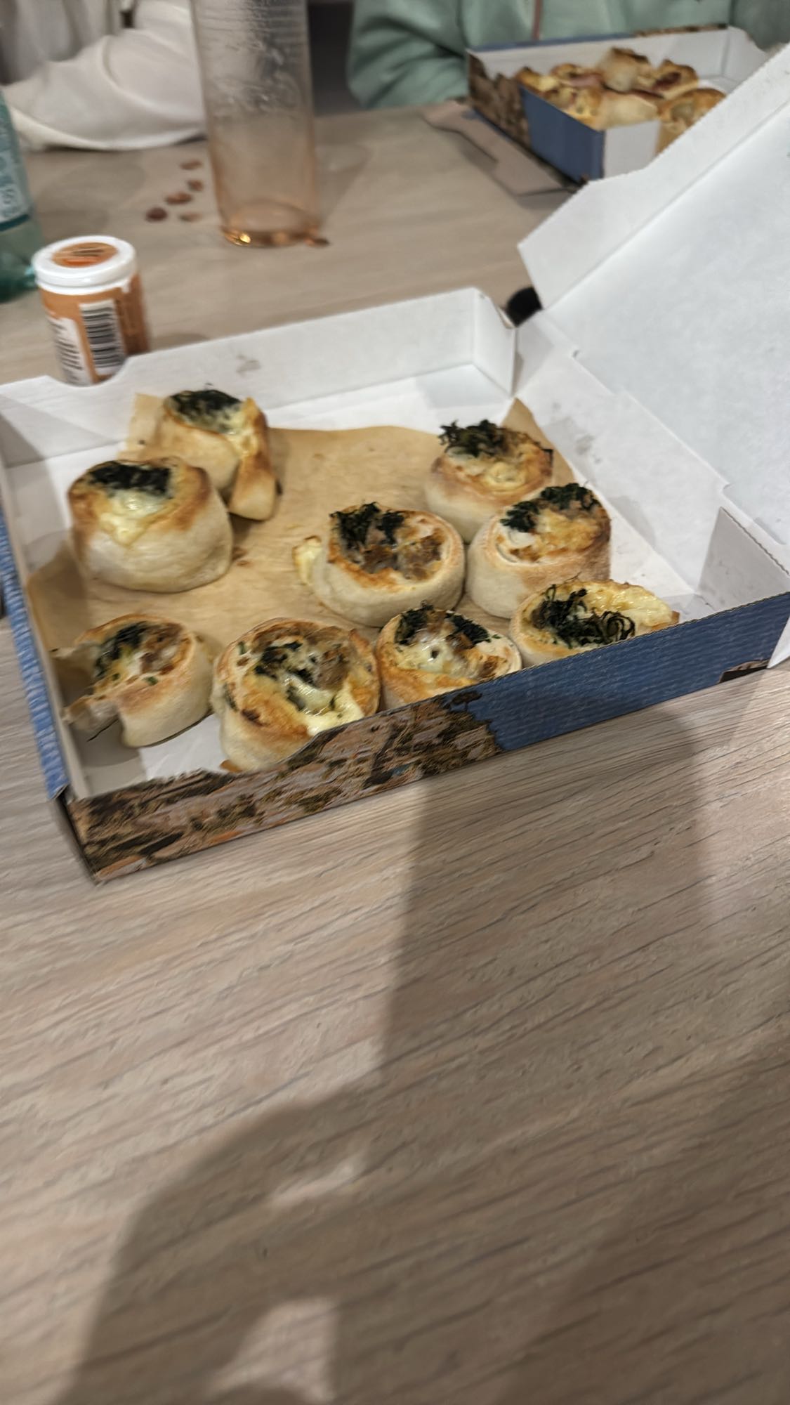 Spinat-Käse-Schnecken