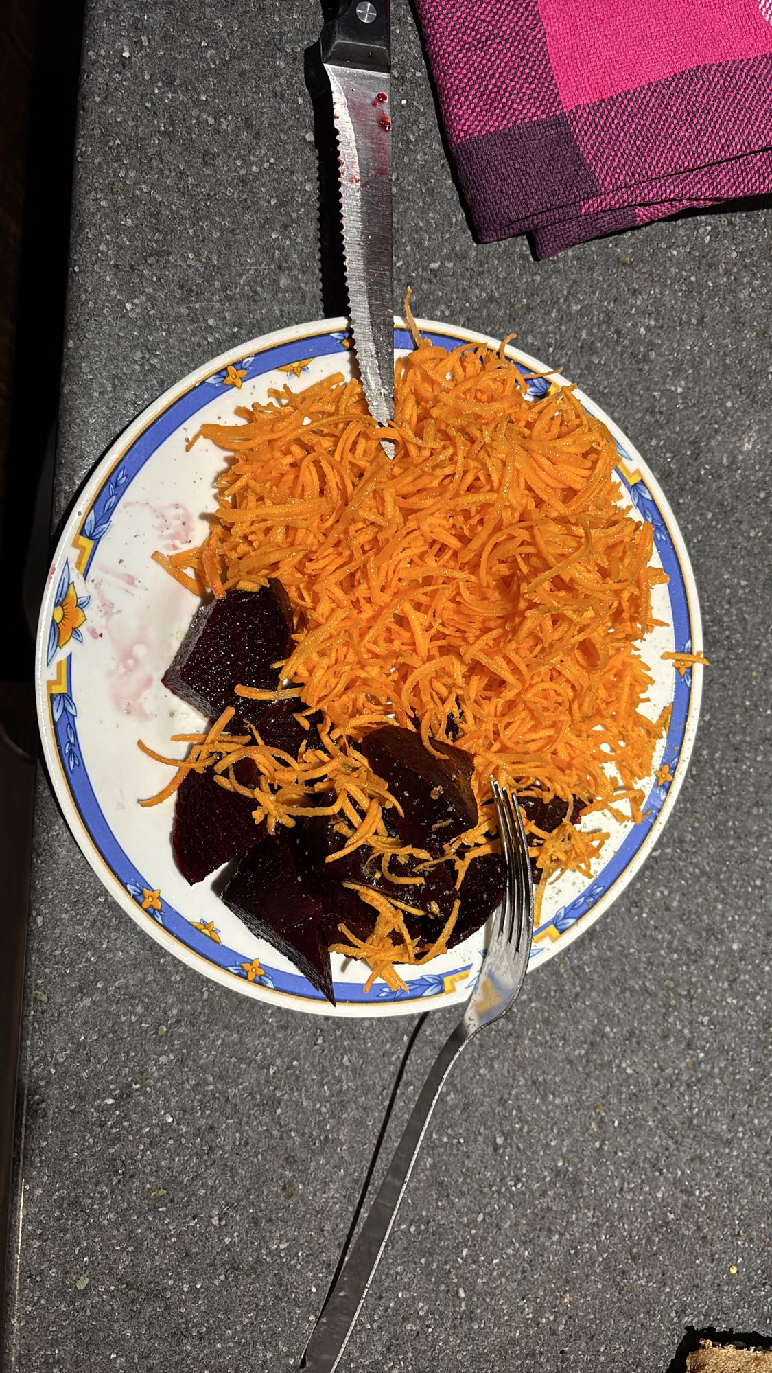 Salade carotte-betterave