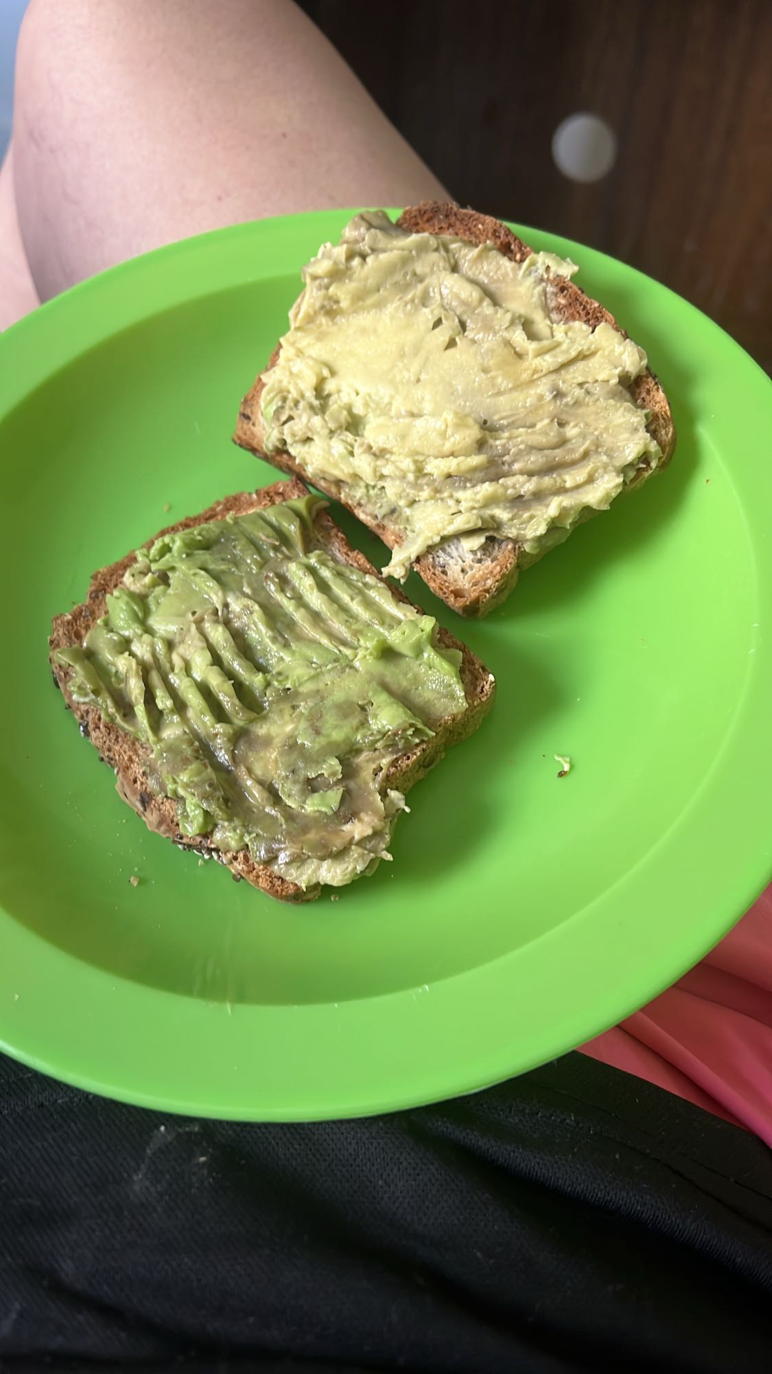 Tostadas con aguacate