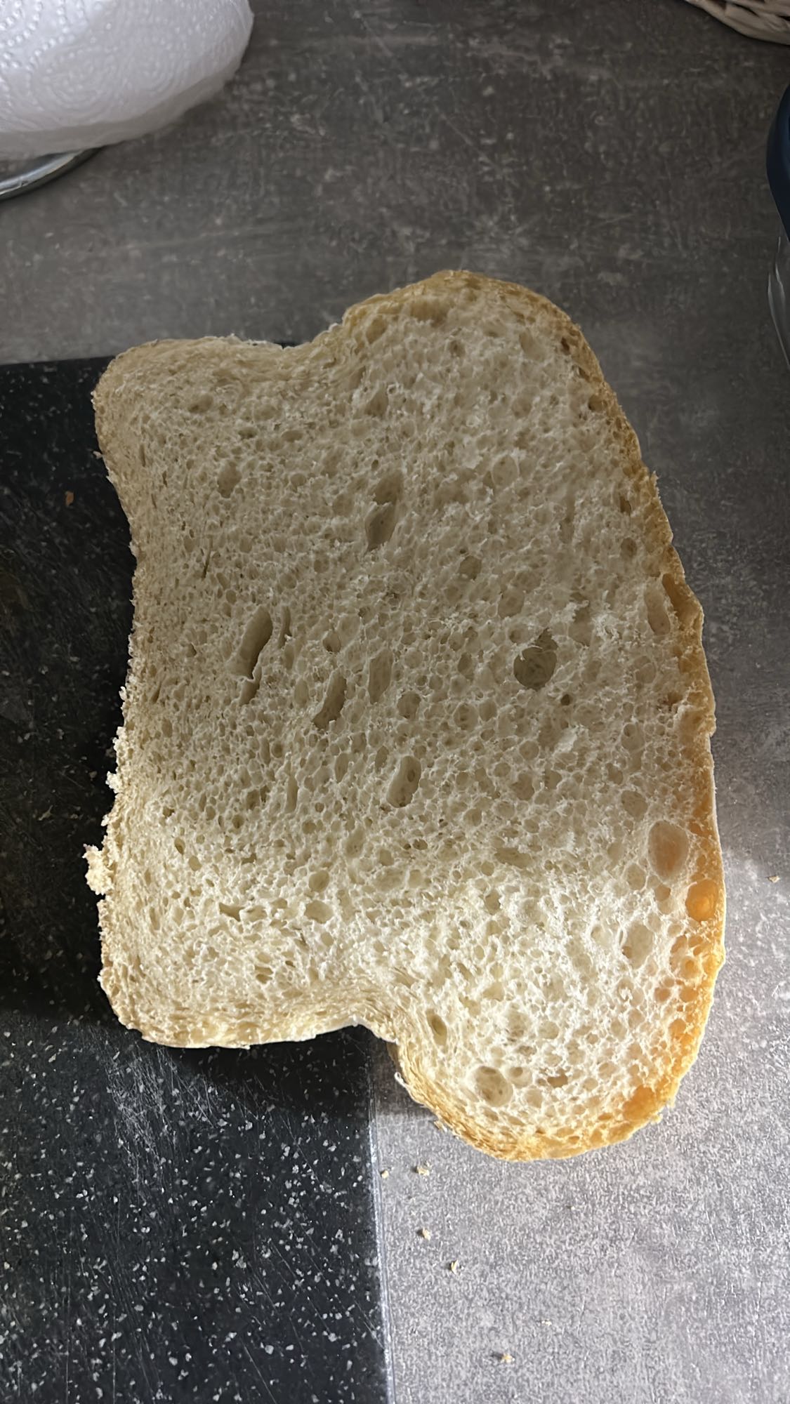 White bread slice