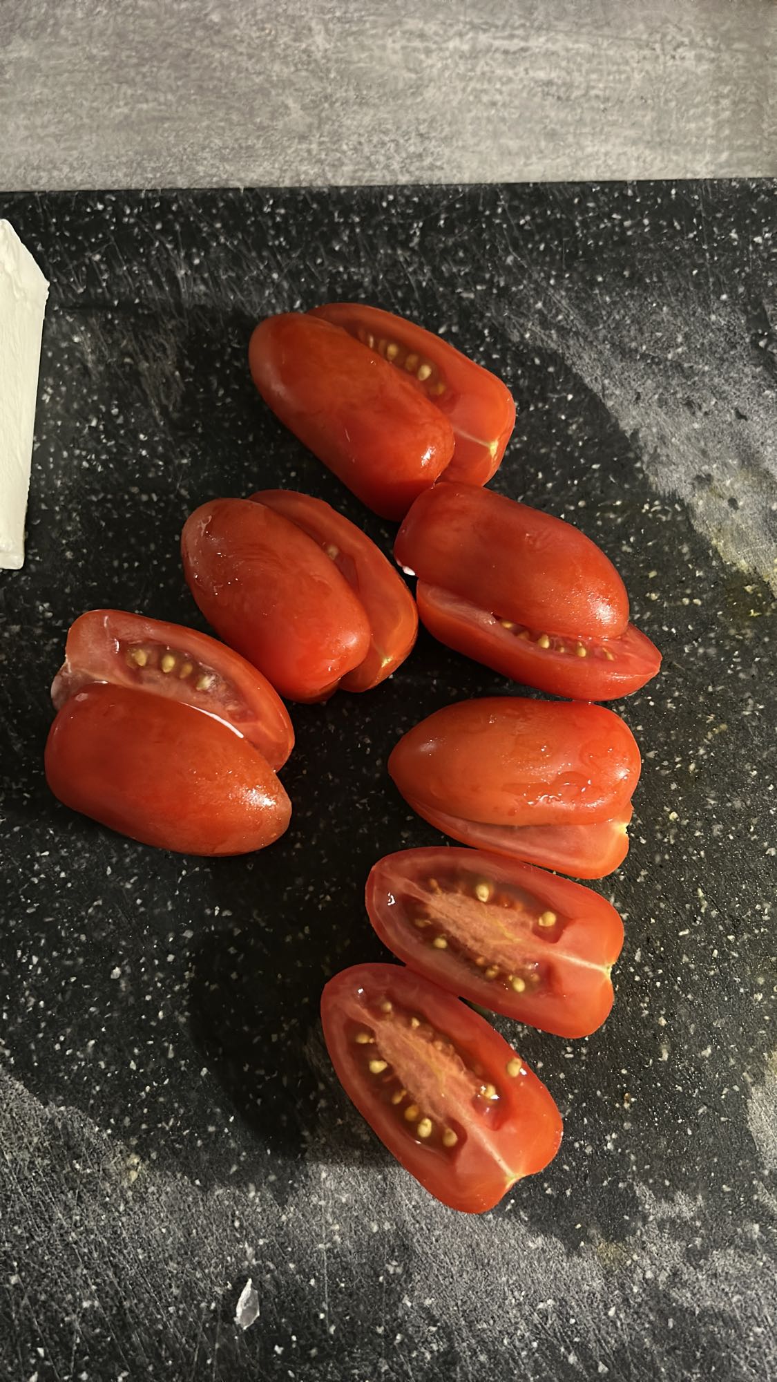 Sliced Roma Tomatoes