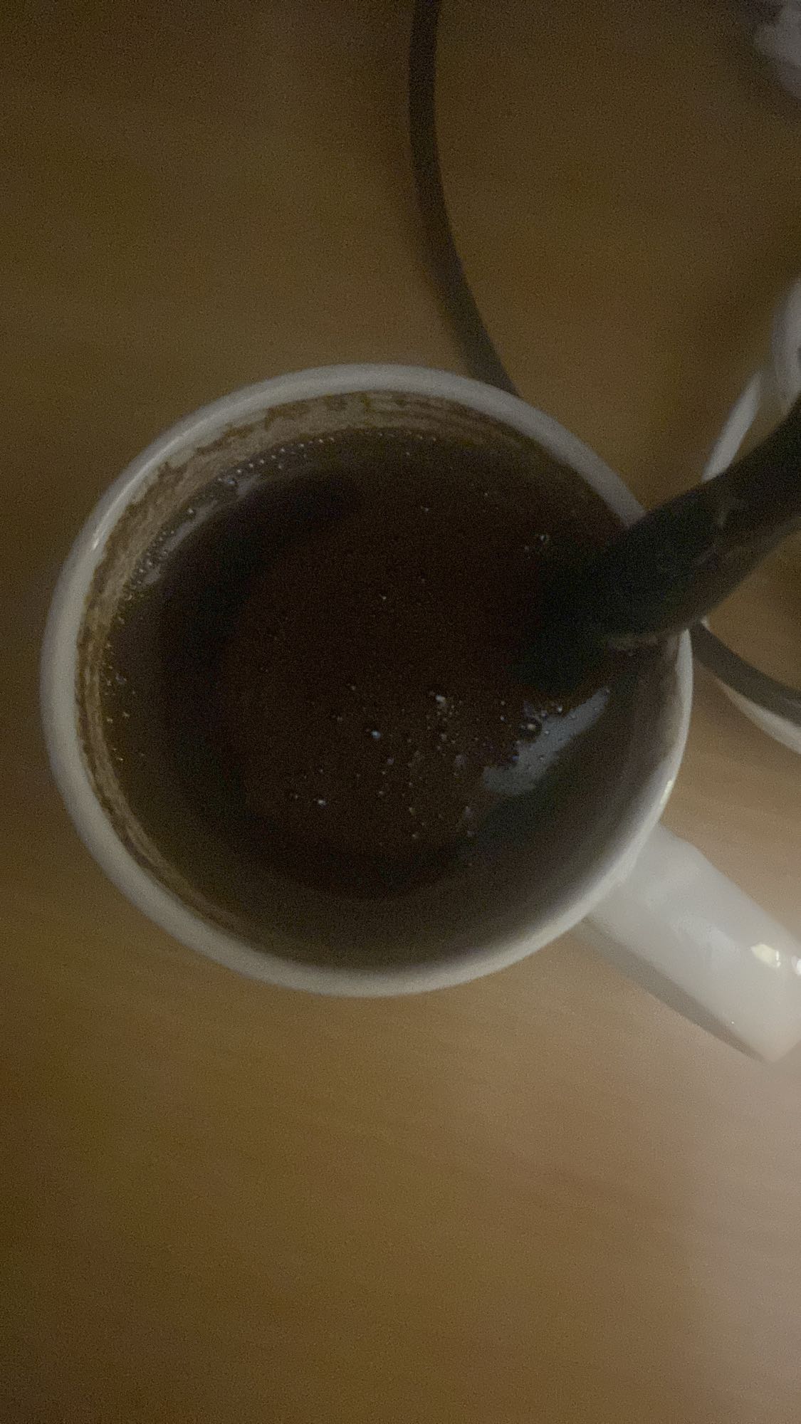 filiżanka czarnej kawy