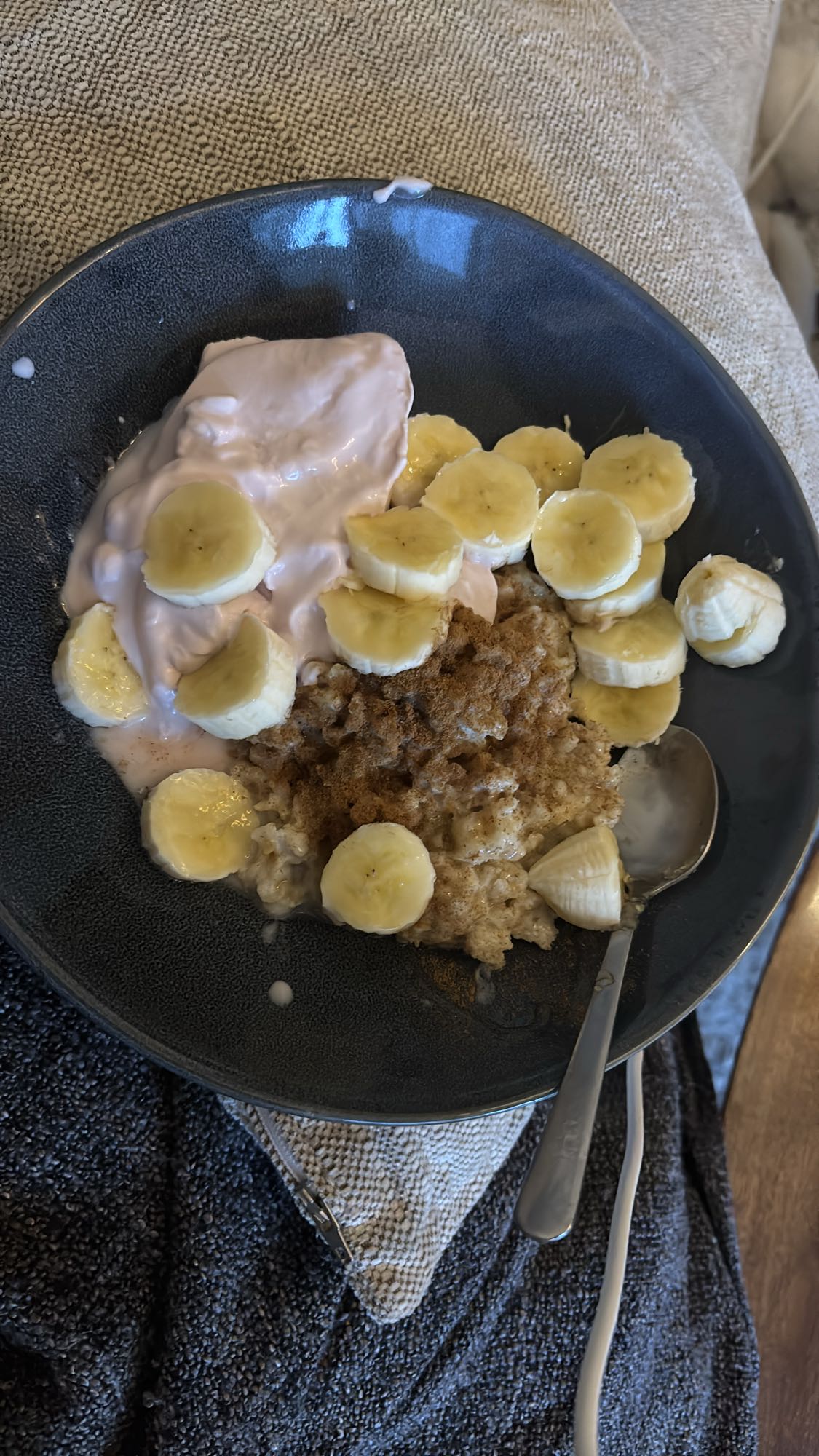 Havregrynsgröt med banan