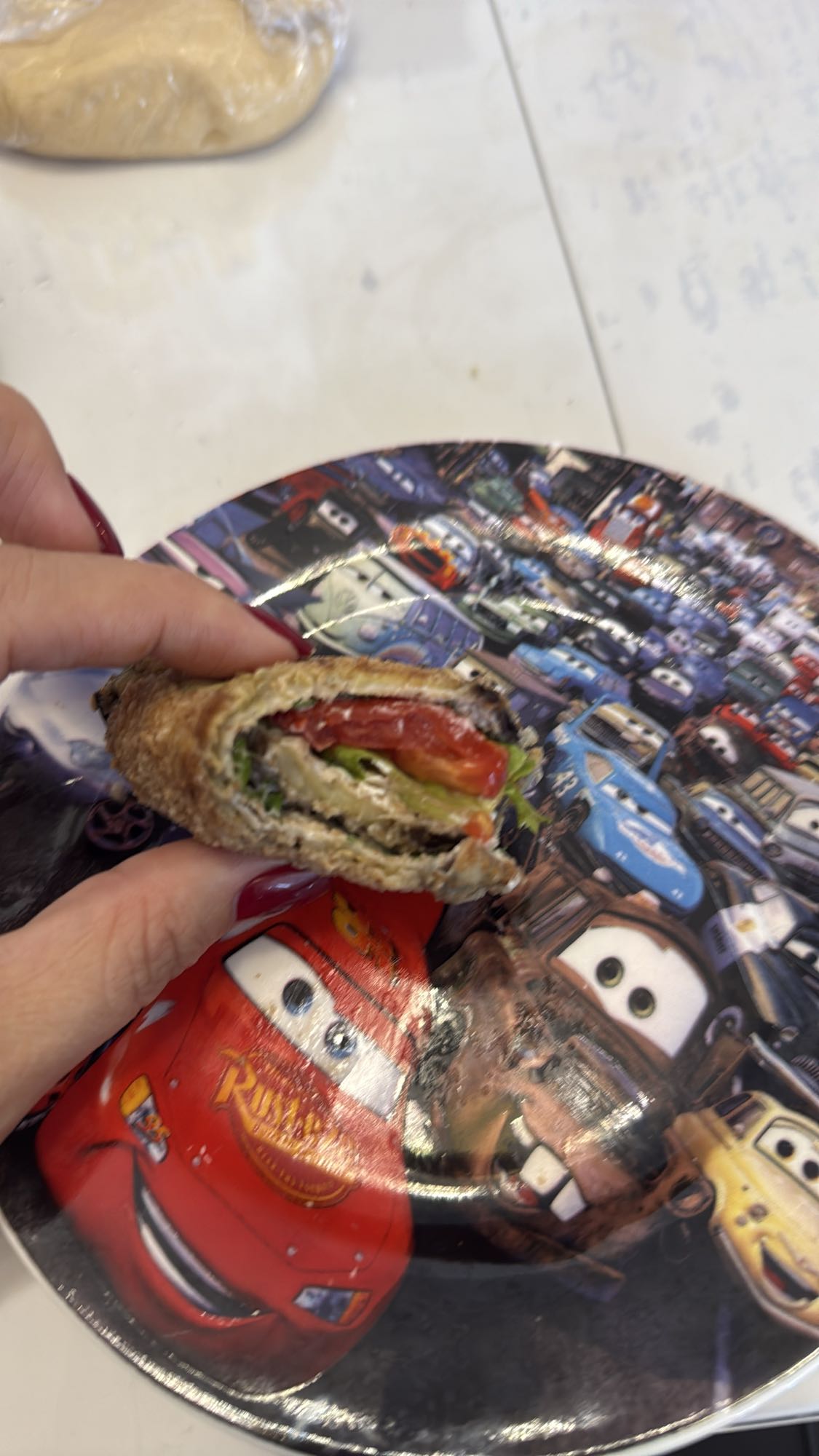 овощной ролл в лаваше