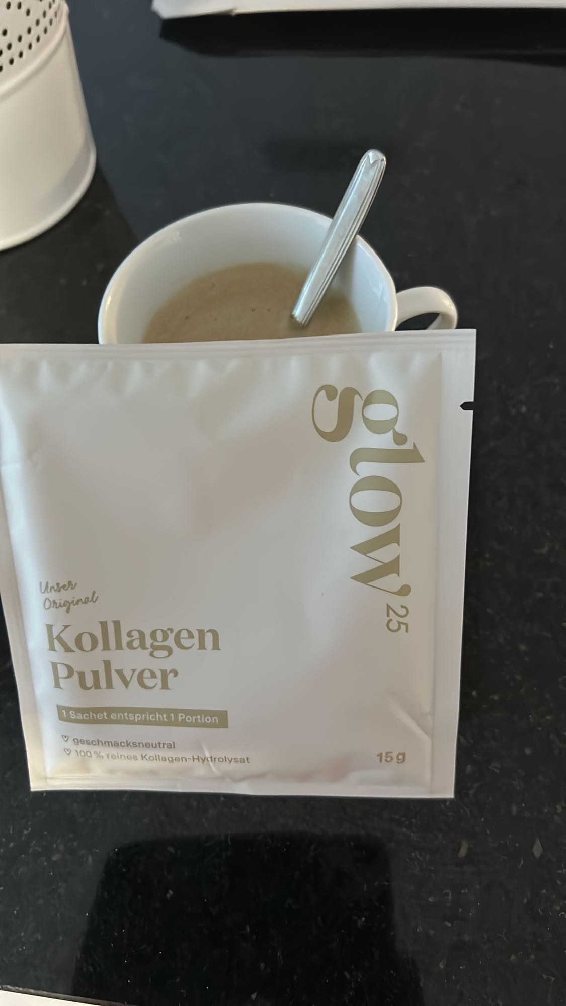 Kollagen Pulver Getränk