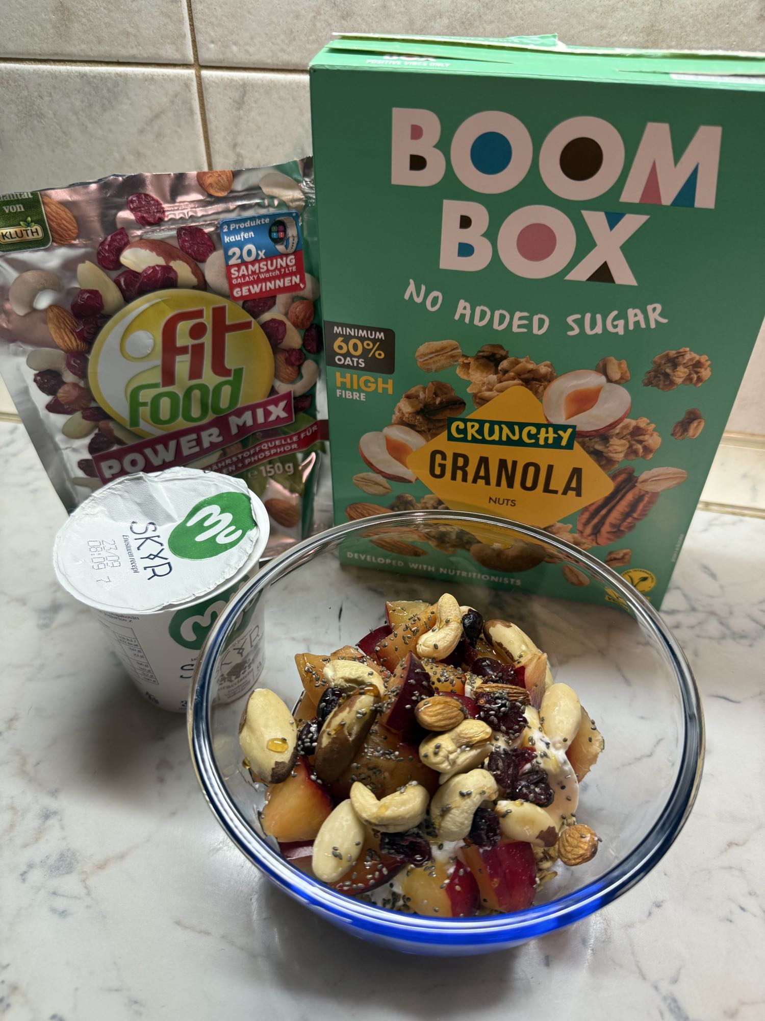 Fruit Yogurt Nut Bowl