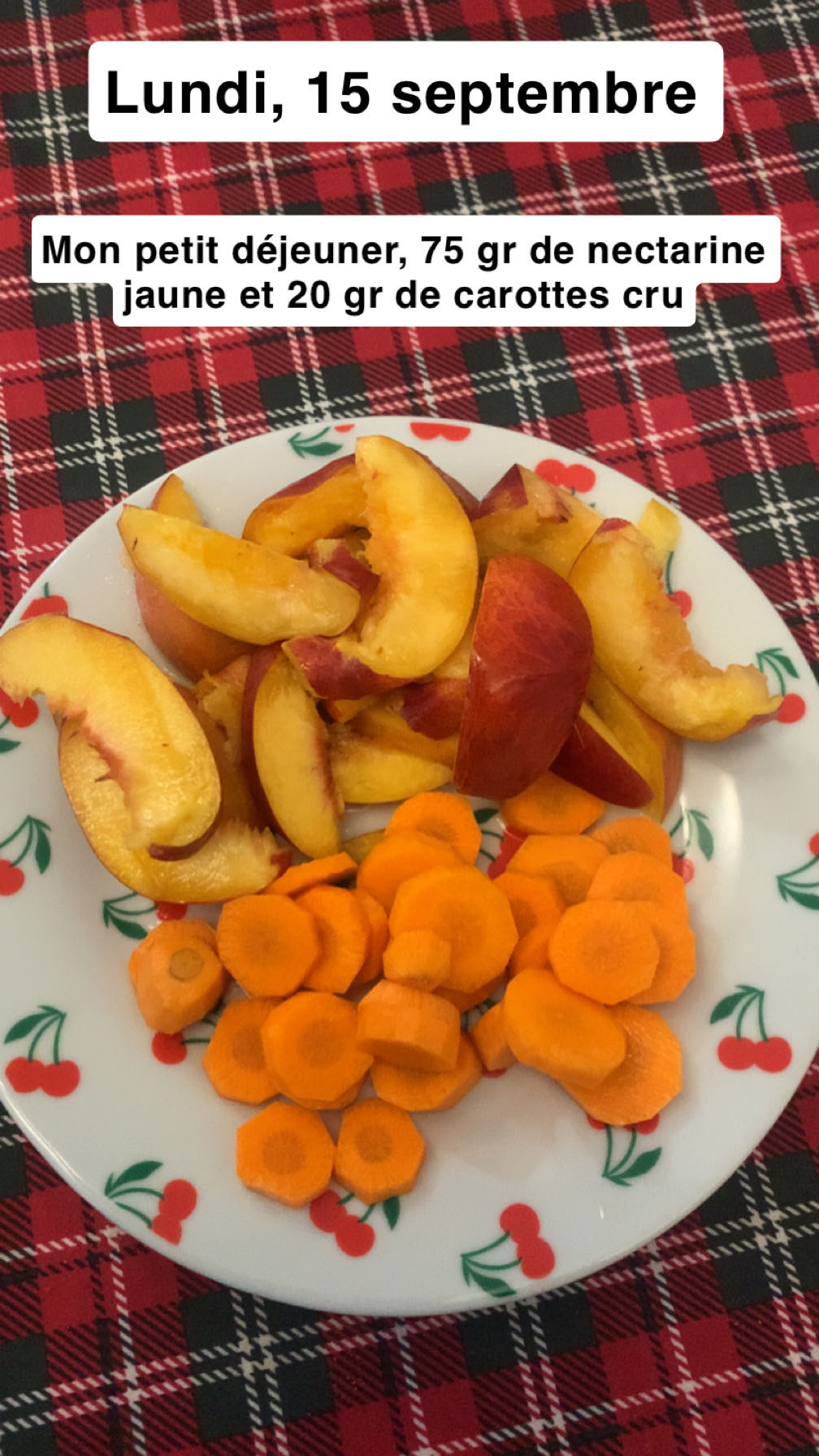 Petit déjeuner fruité