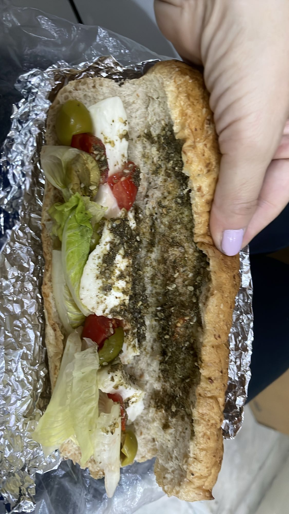 Za'atar Veggie Sub