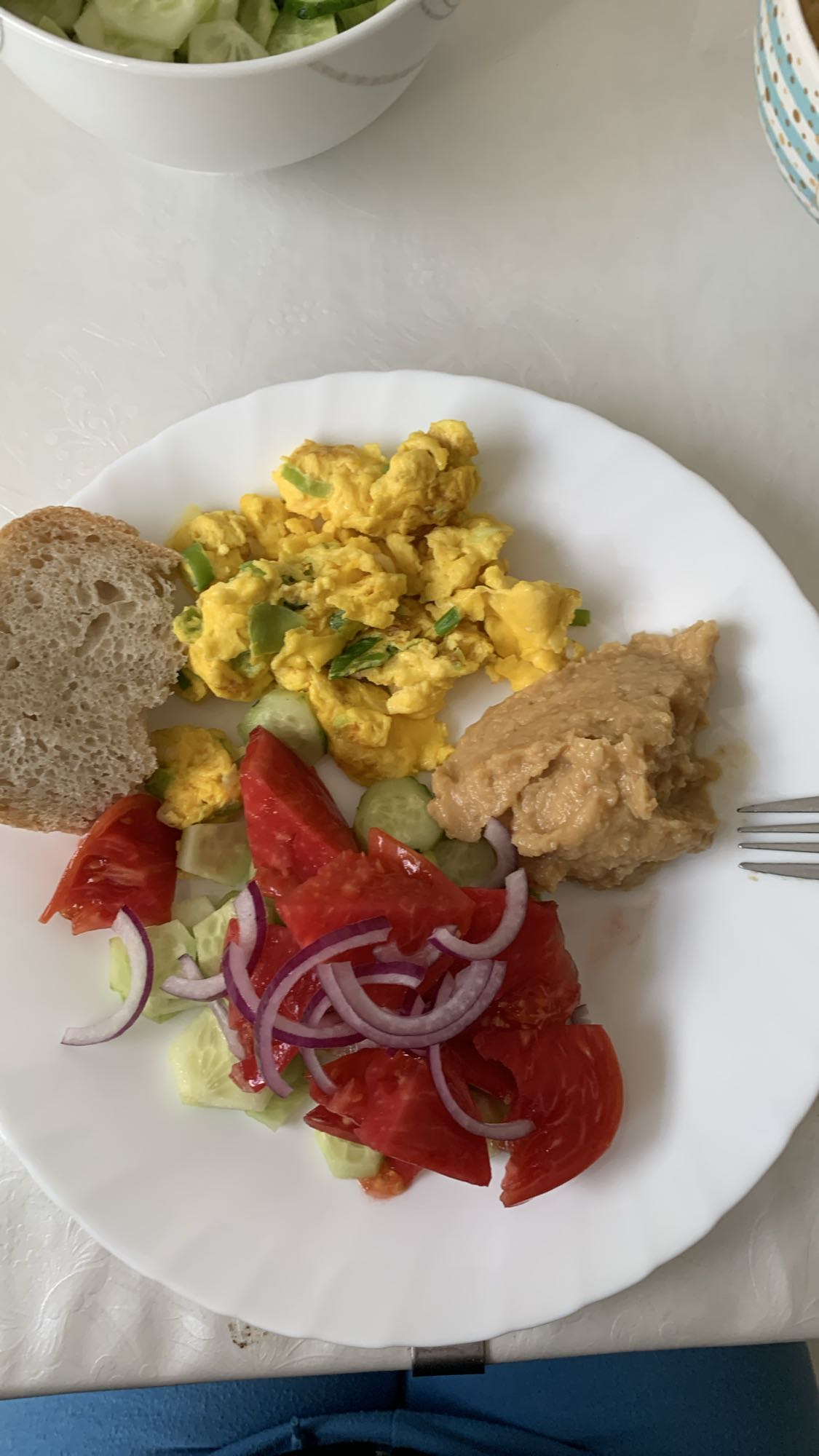 Omeletli Sebzeli Kahvaltı