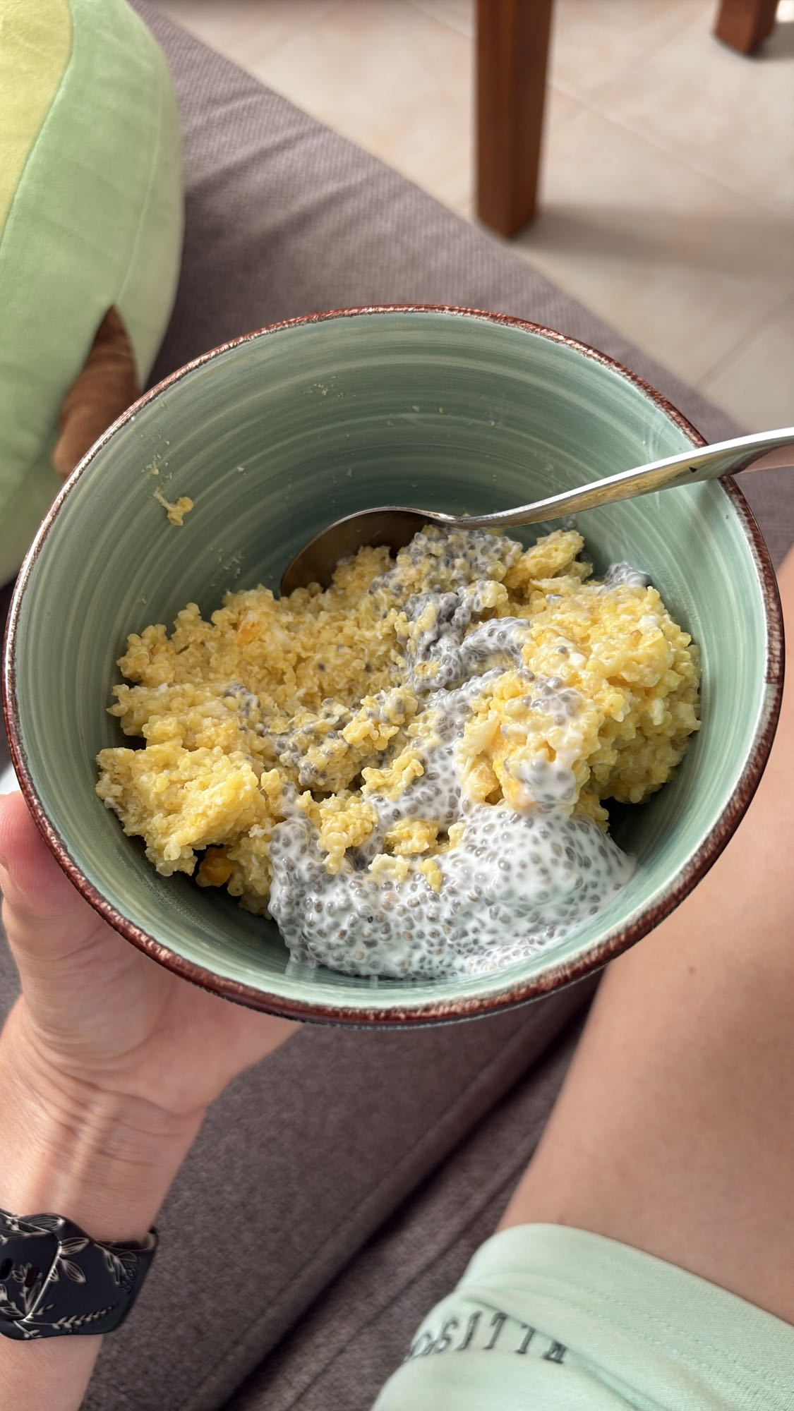 Millet and chia pudding