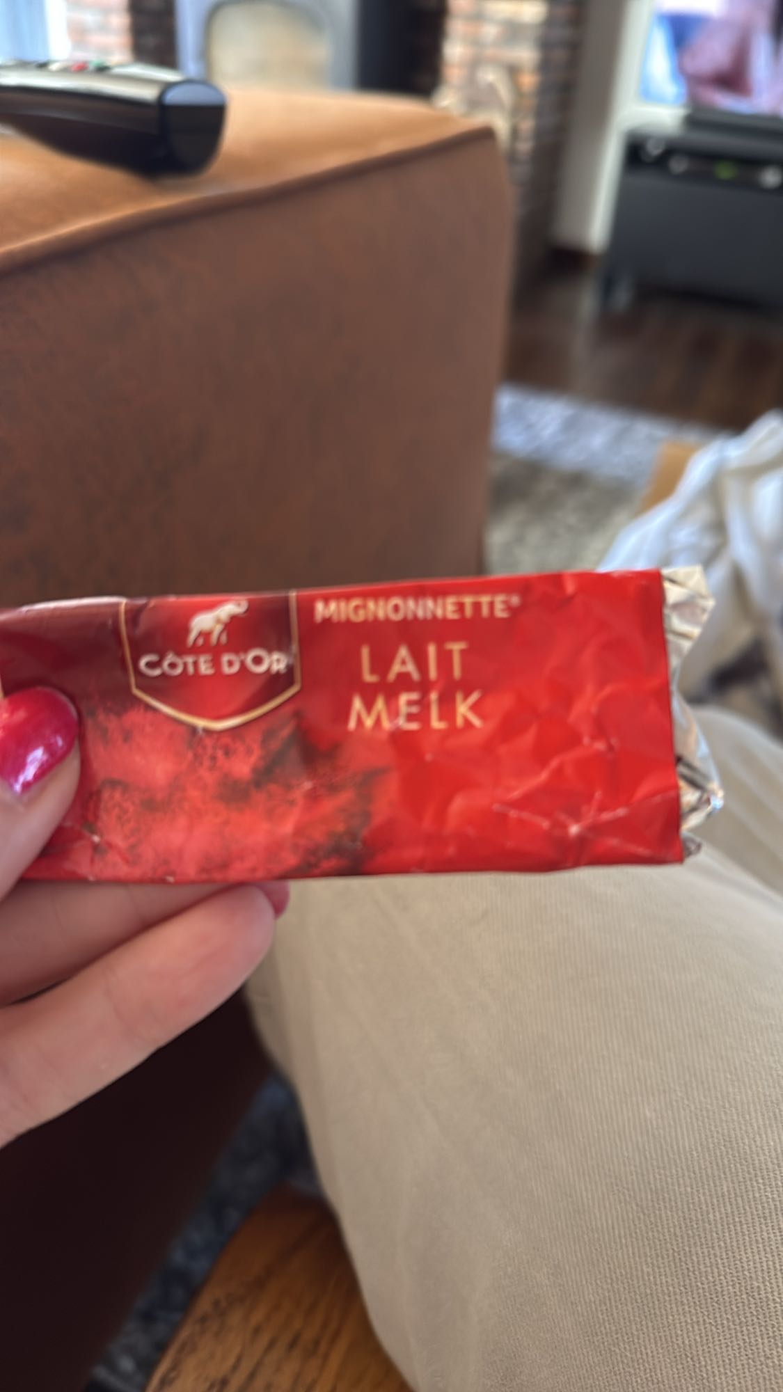 Melkchocolade snack
