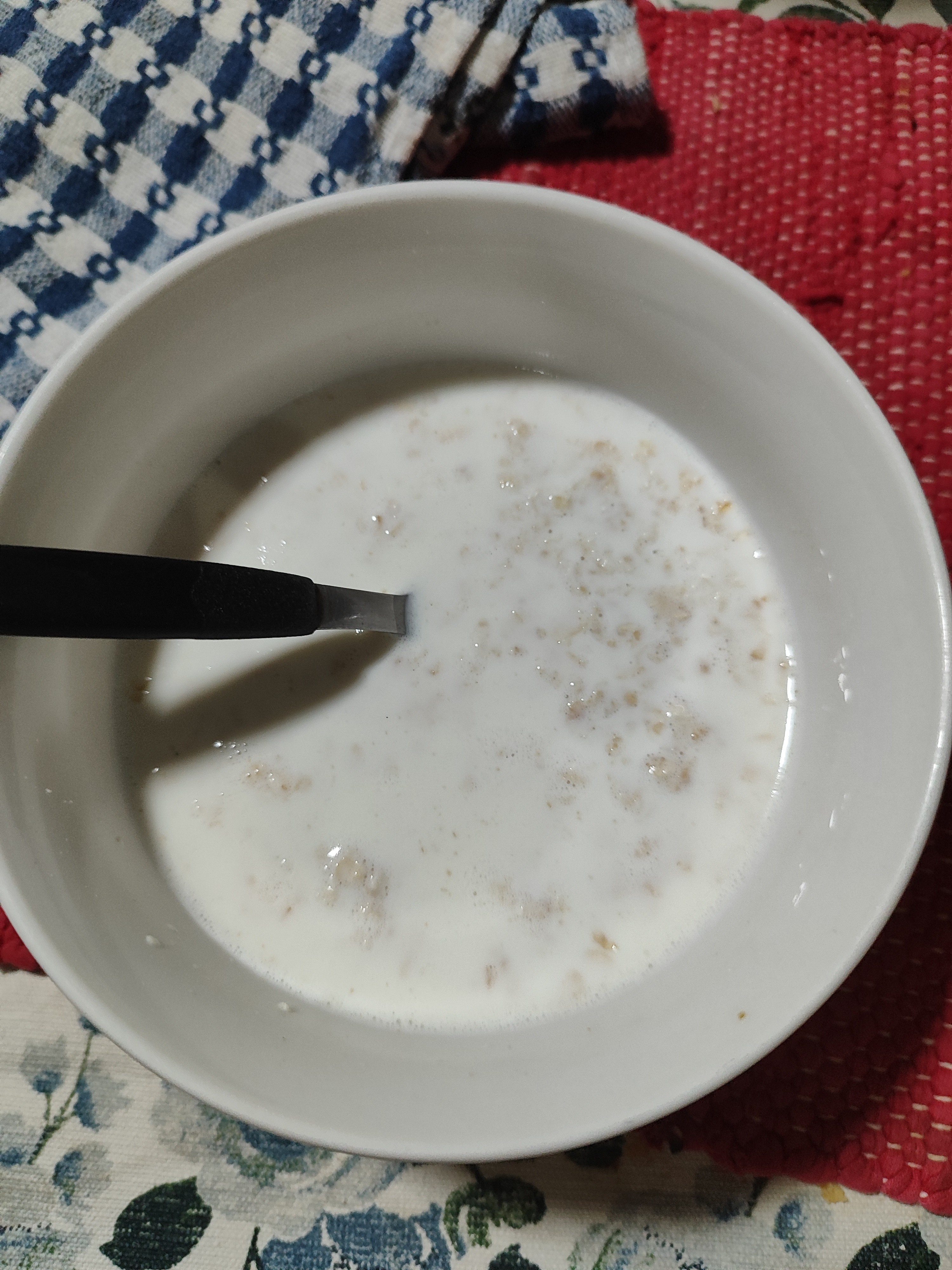 Avena con leche