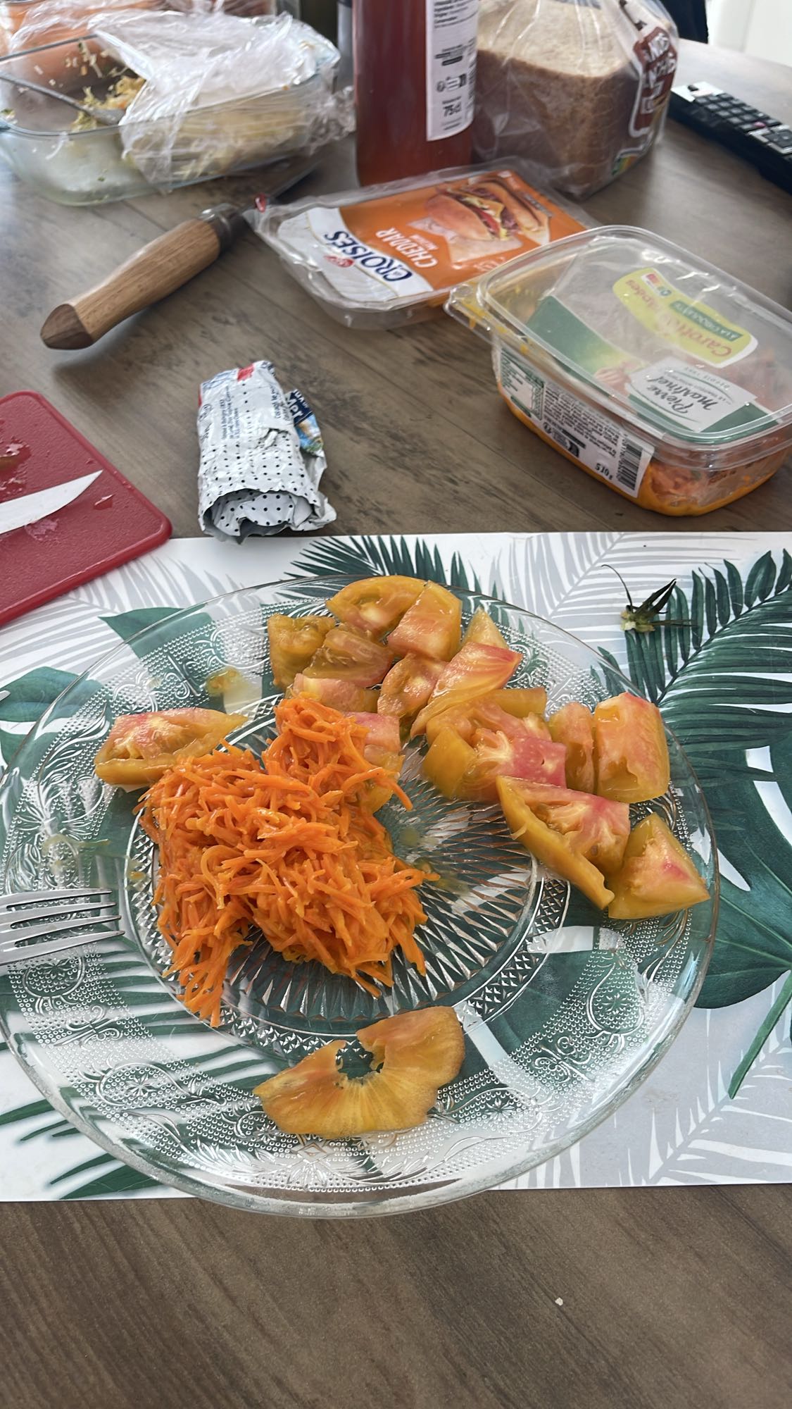 Salade carotte tomate