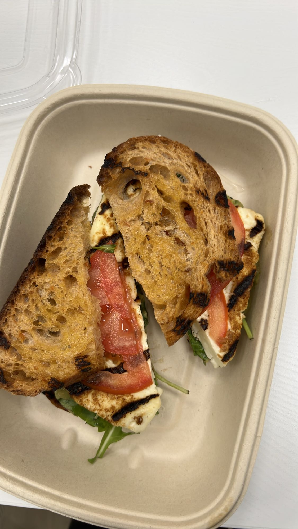 Grilled Halloumi Sandwich