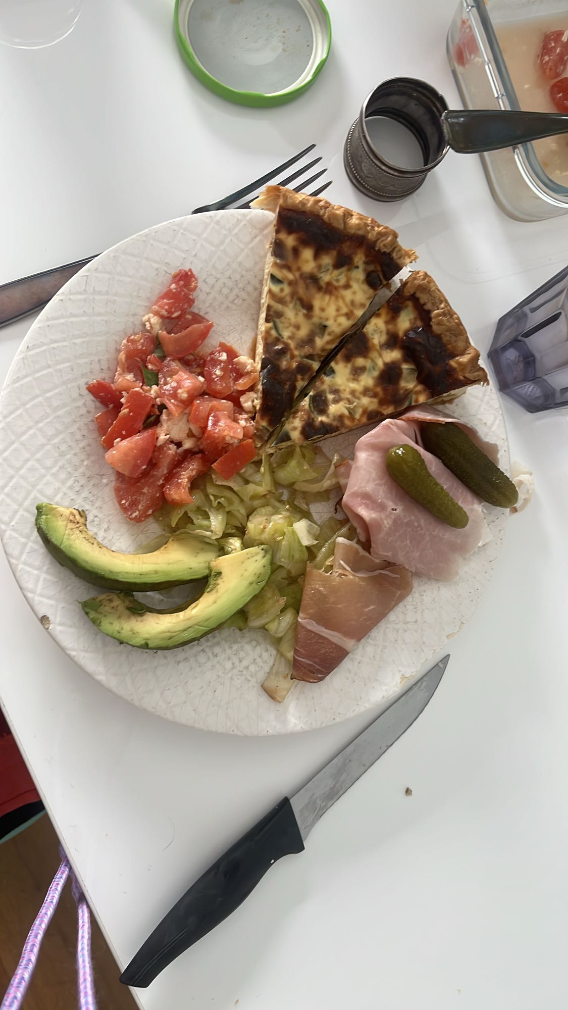 Assiette déjeuner variée