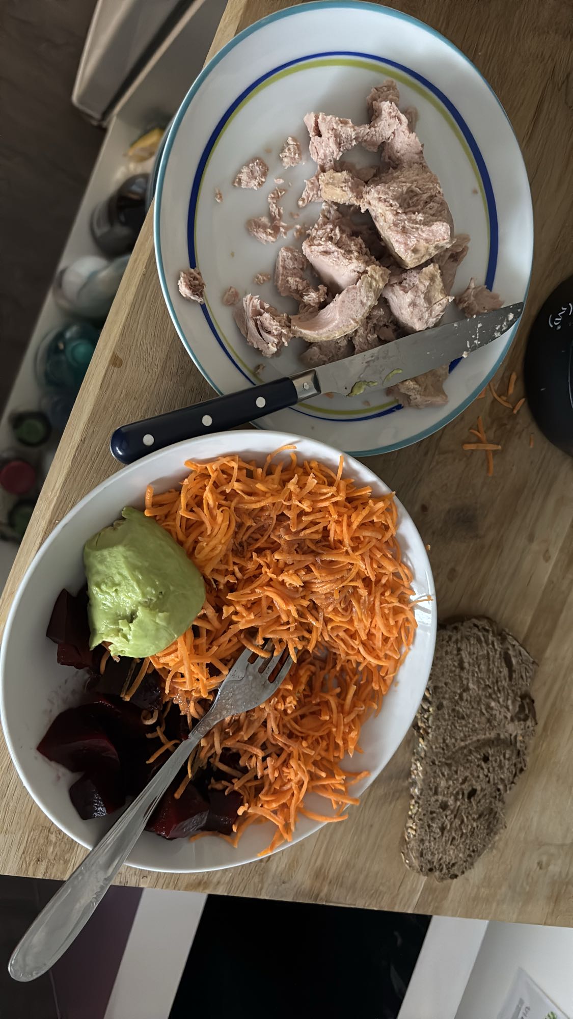 Salade thon et légumes