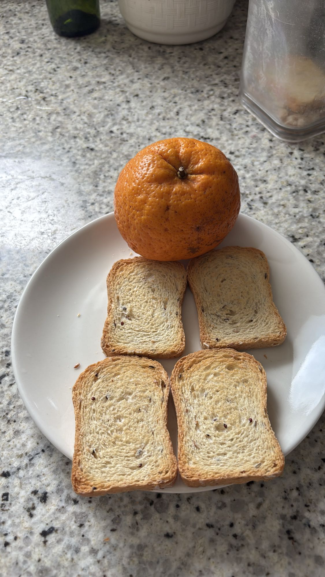 Torradas com laranja