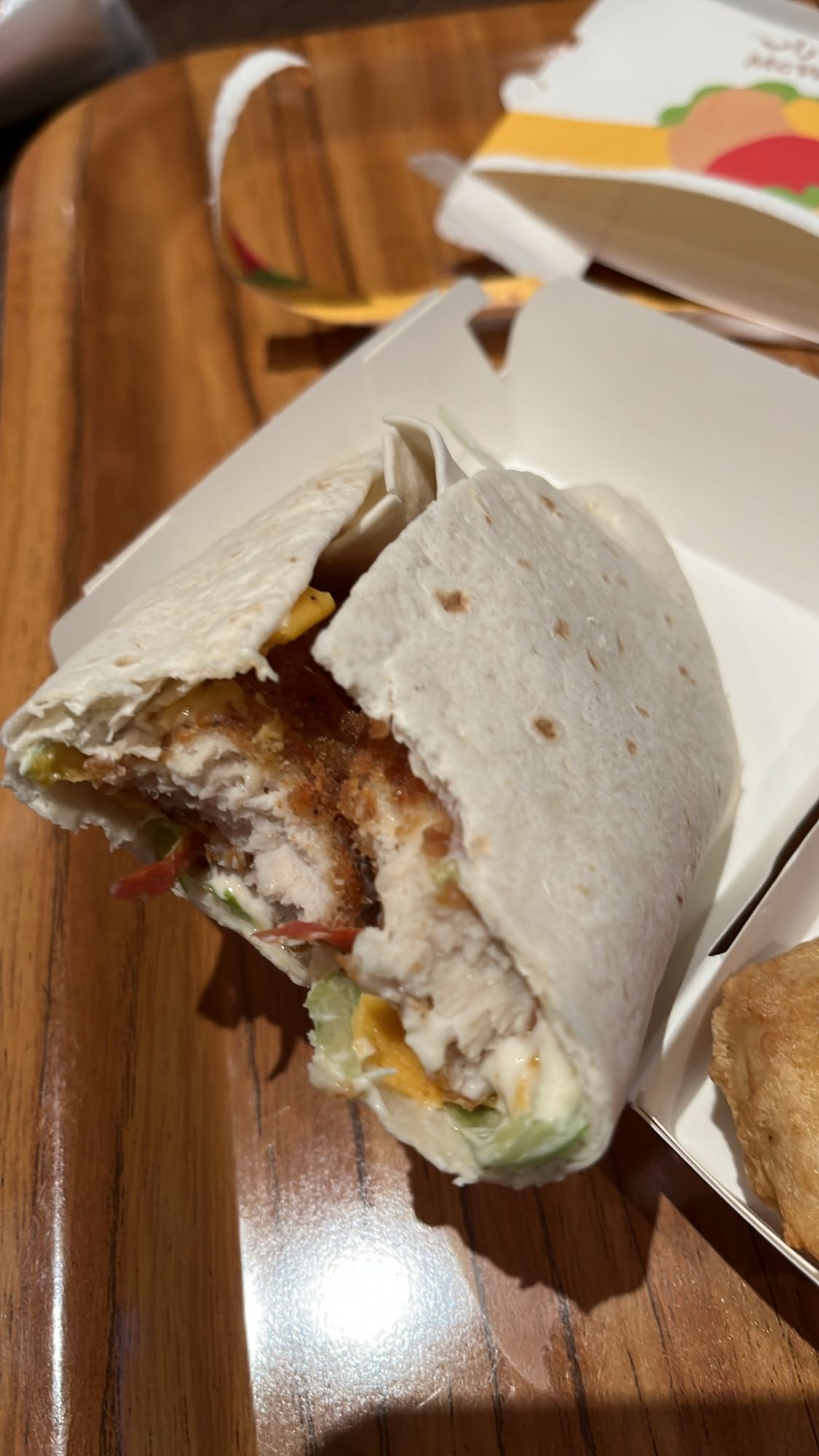 Crispy Chicken Wrap