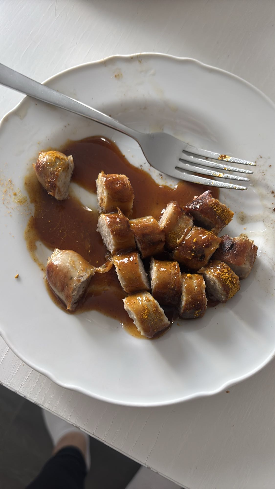 Currywurst mit Soße