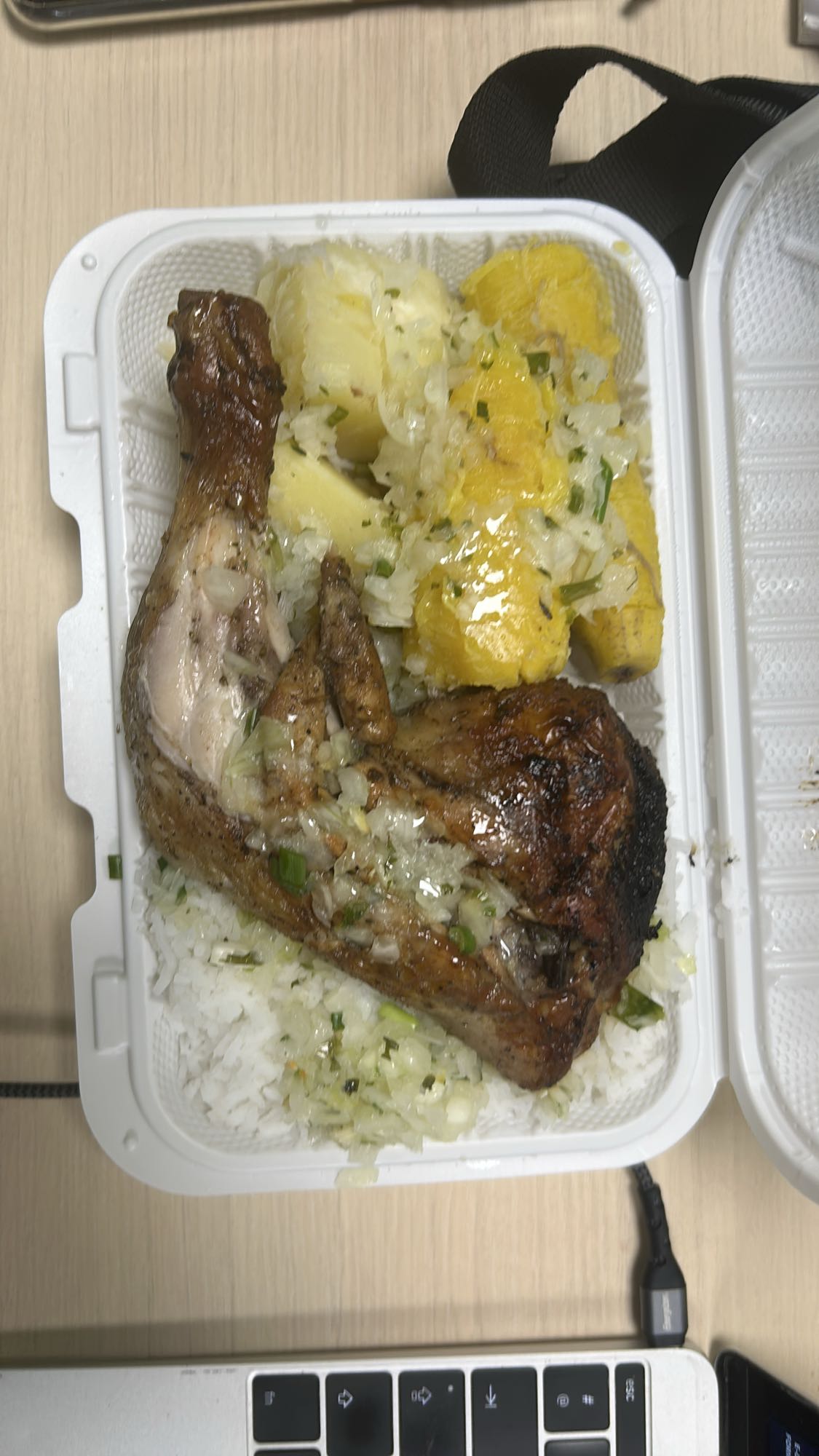 Poulet rôti avec riz