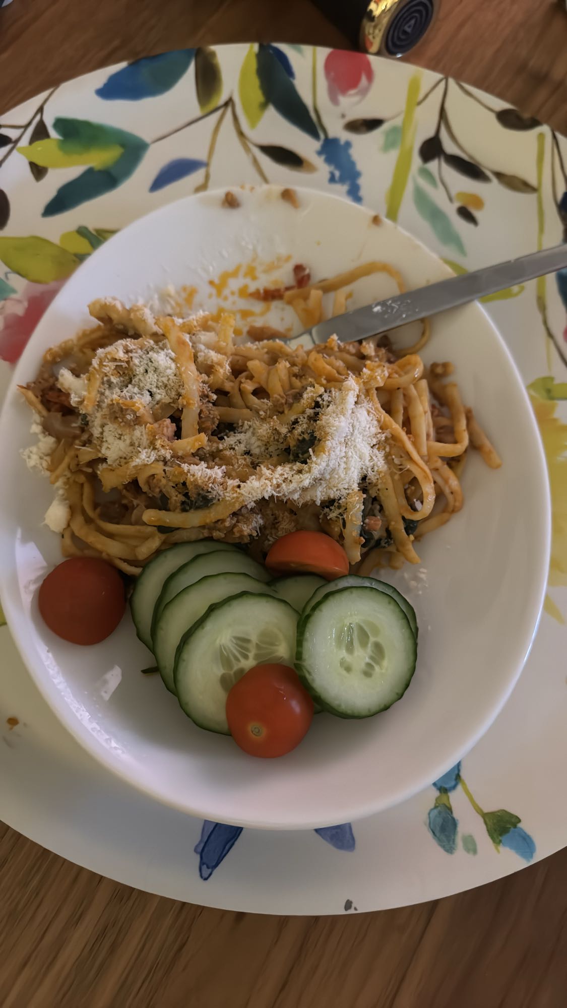 Pasta med grönsaker