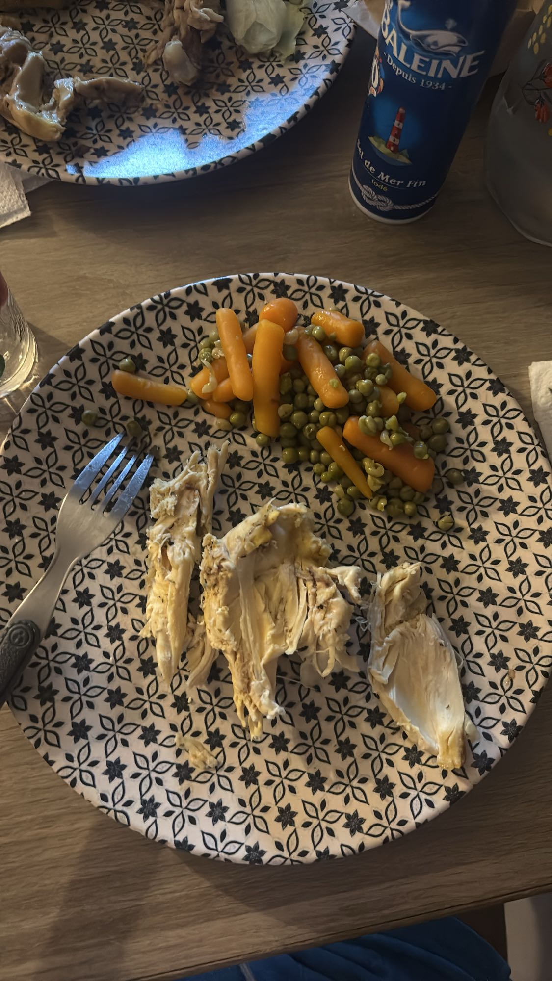 Poulet et légumes vapeur