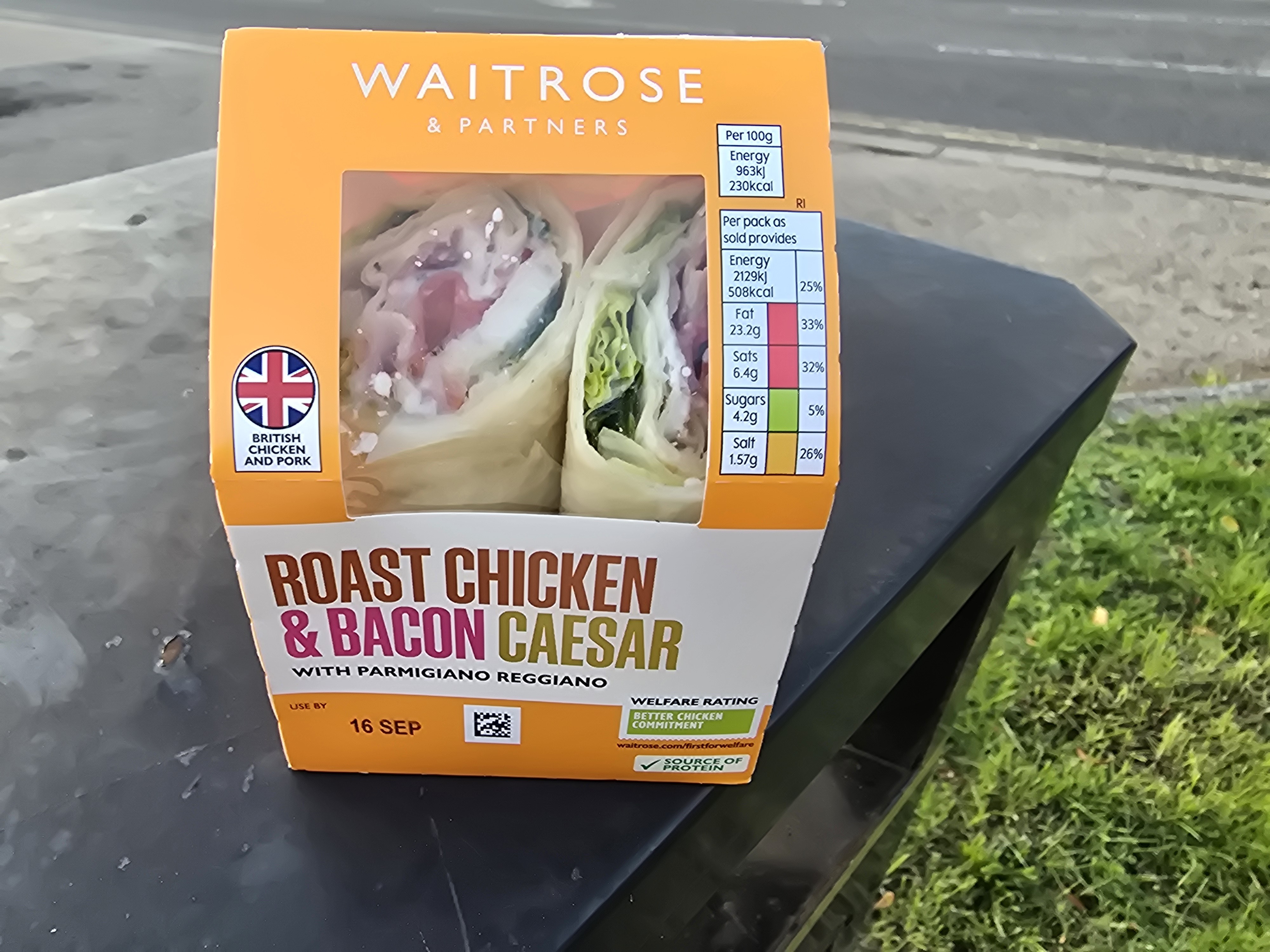 Chicken Bacon Caesar Wrap