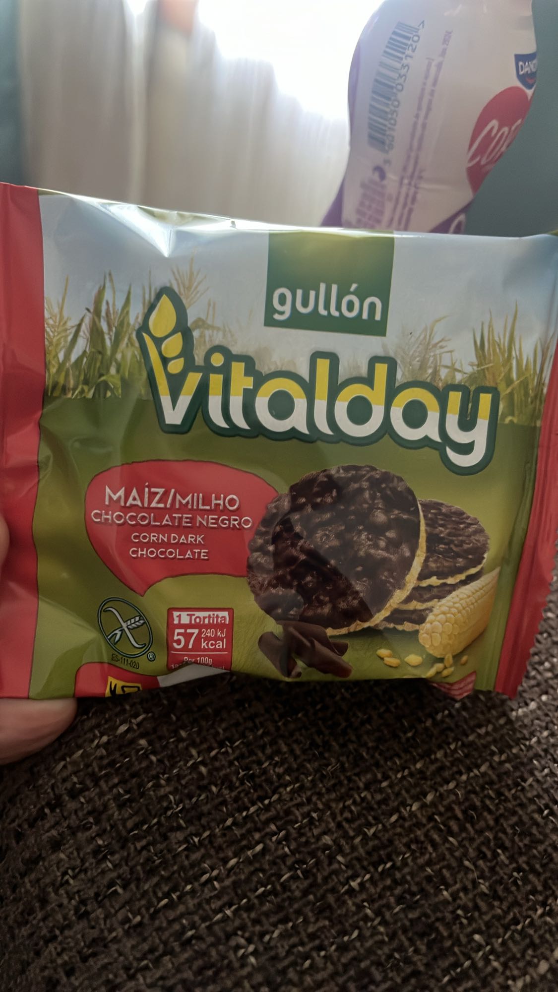 Tortita milho chocolate