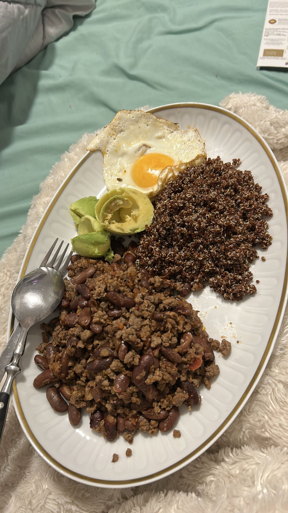 Assiette protéinée quinoa