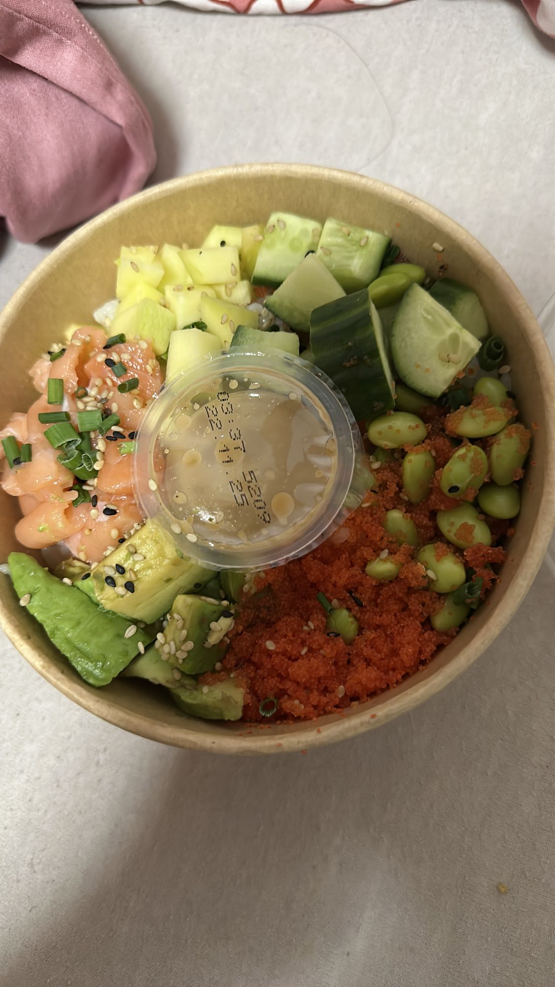 Pokébowl met zalm