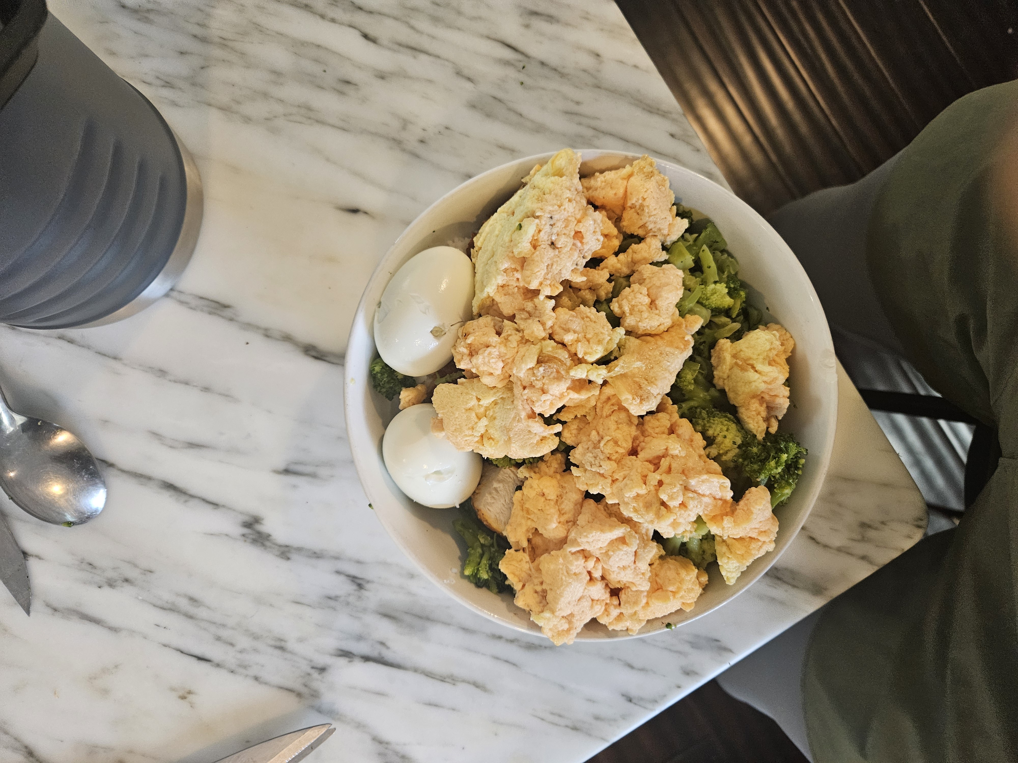 Egg Broccoli Protein Bowl