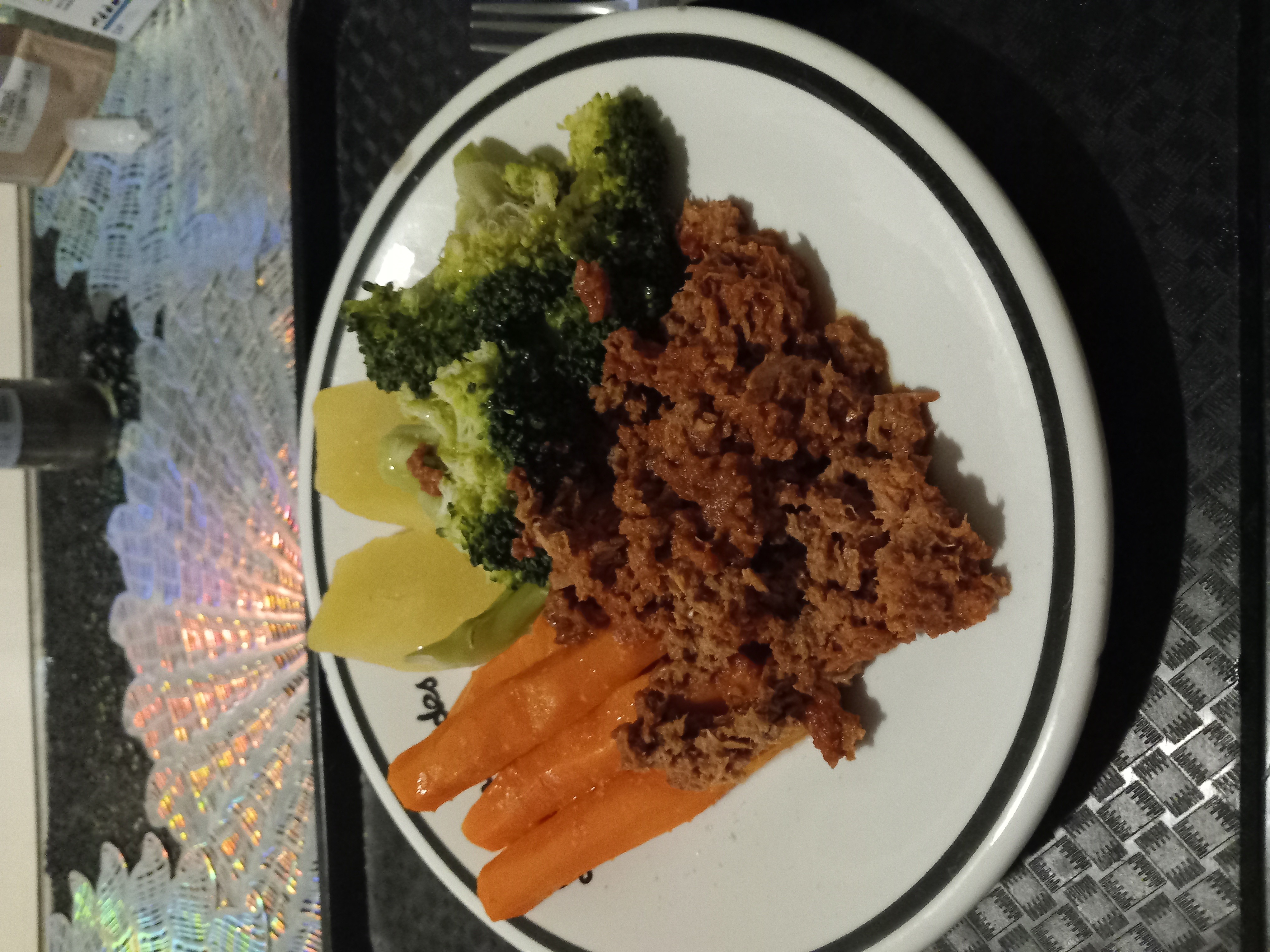 Boeuf et légumes vapeur