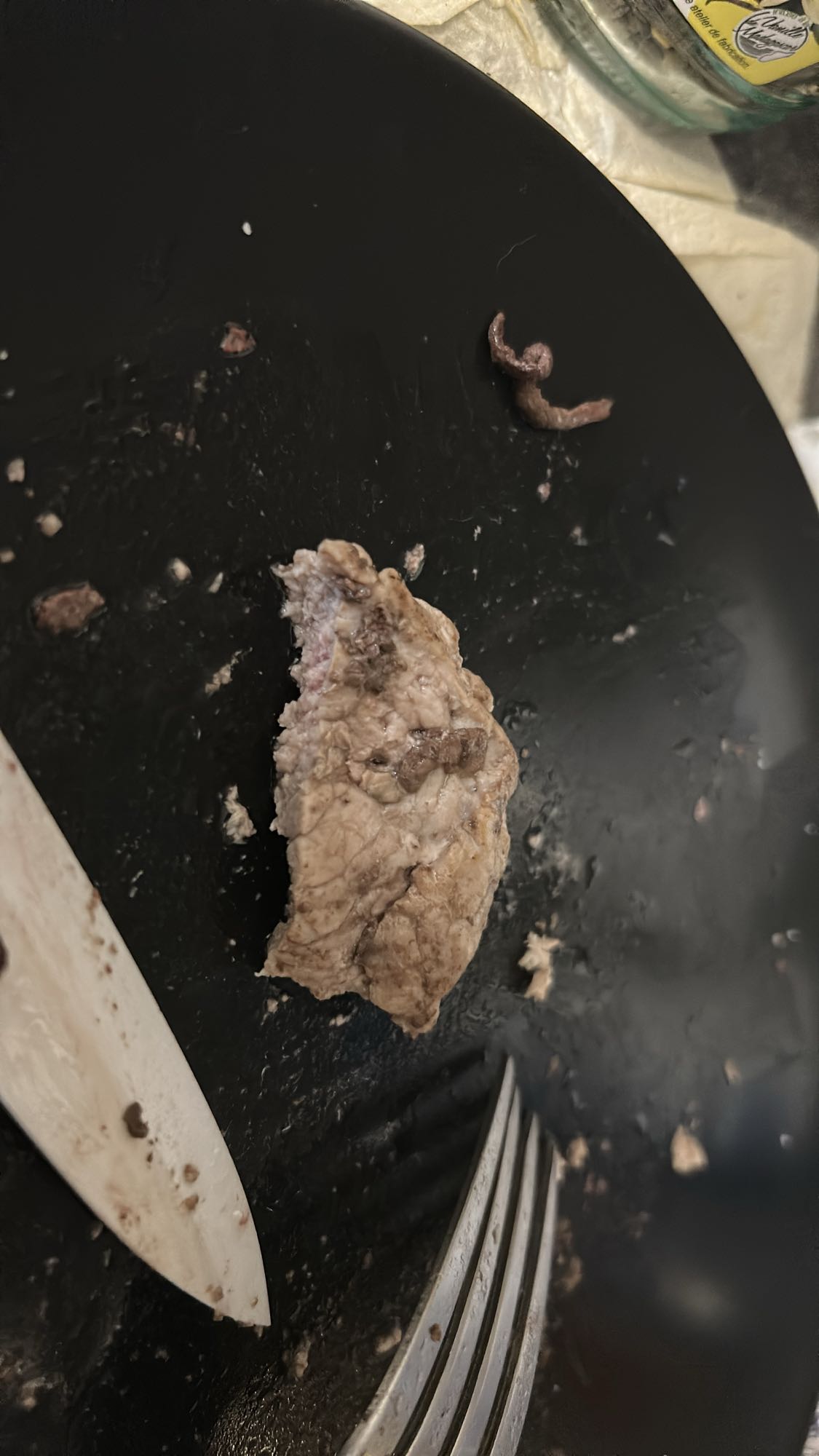 Petit morceau d’escalope de veau